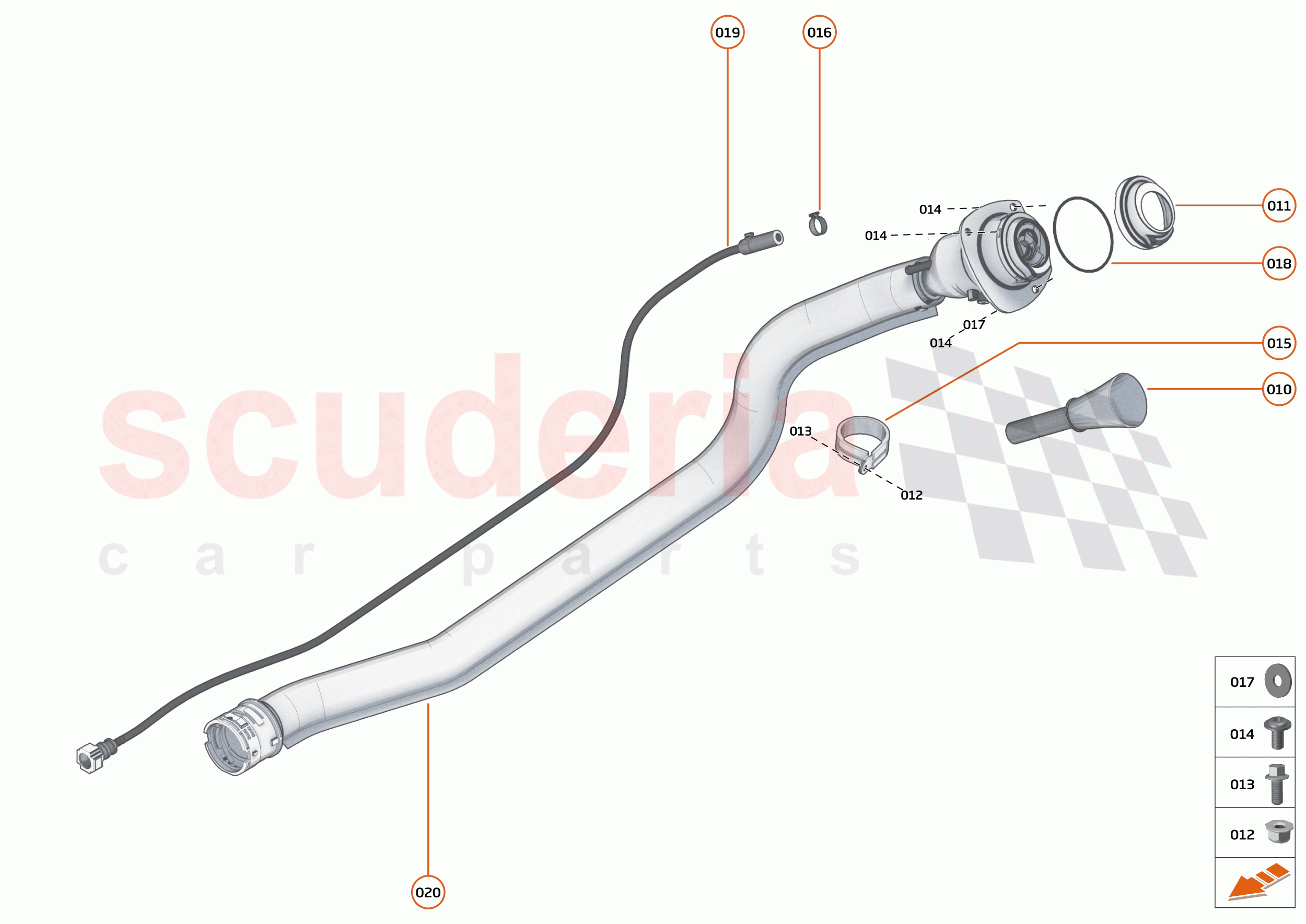 28 - FUEL TANK - 28.3 - FUEL FILLER NECK of McLaren McLaren 600LT Spider