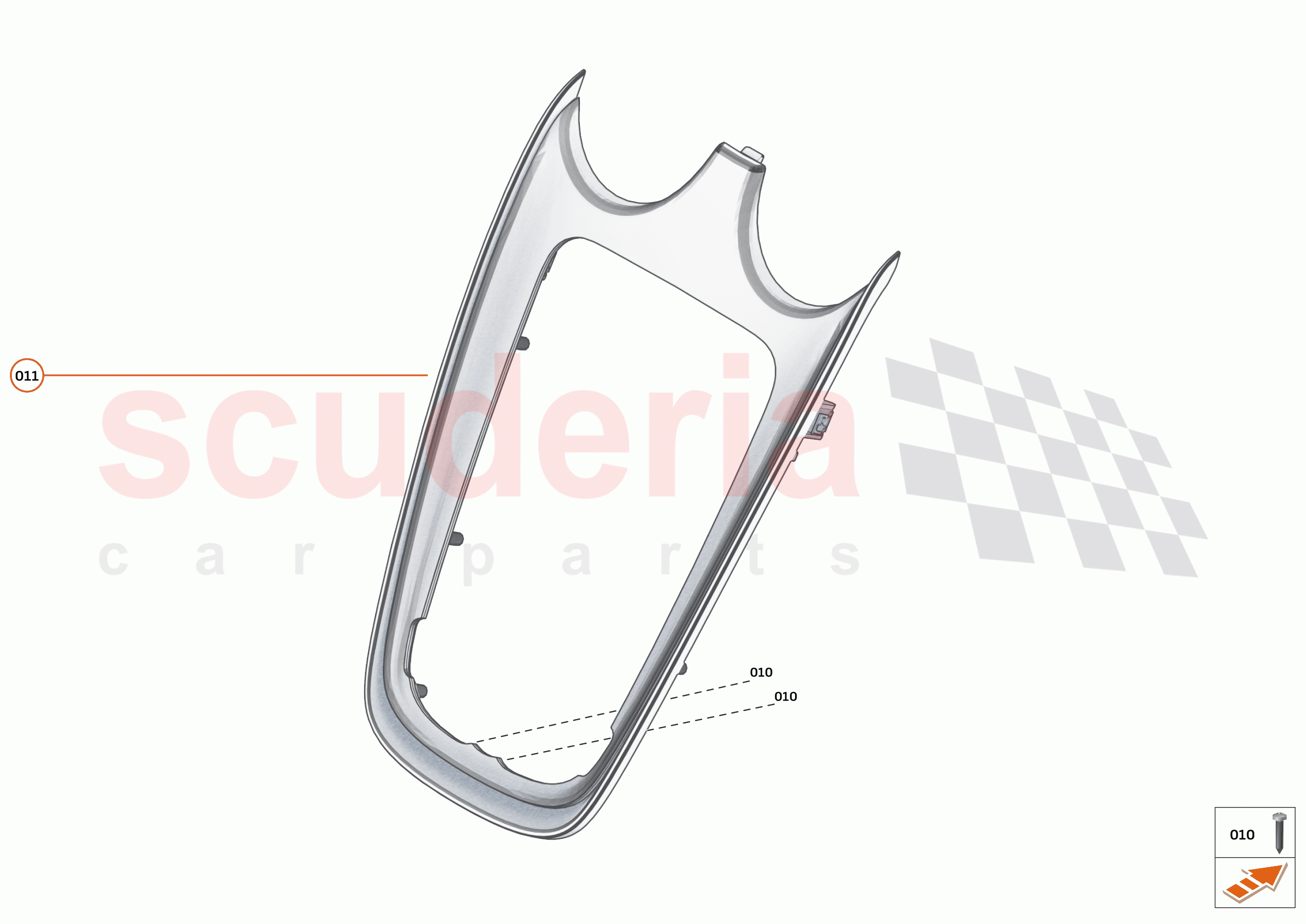 46 - INTERIOR SYSTEMS - 46.3 - ASSY FACIA CONSOLE of McLaren McLaren 620R