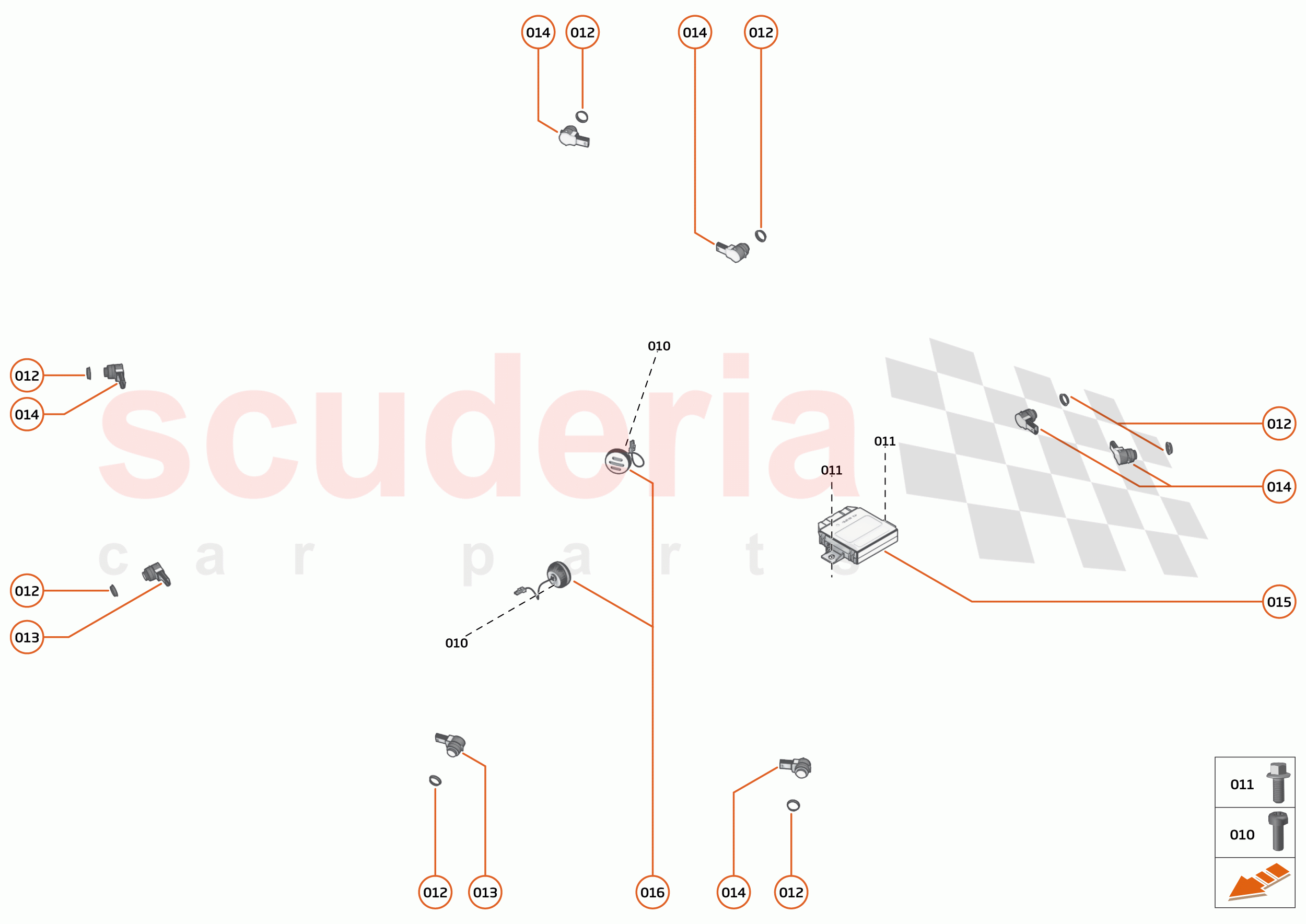 43 - ELECTRICAL SYSTEMS - 43.10 - PARKING ASSISTANCE SYSTEM of McLaren McLaren 600LT