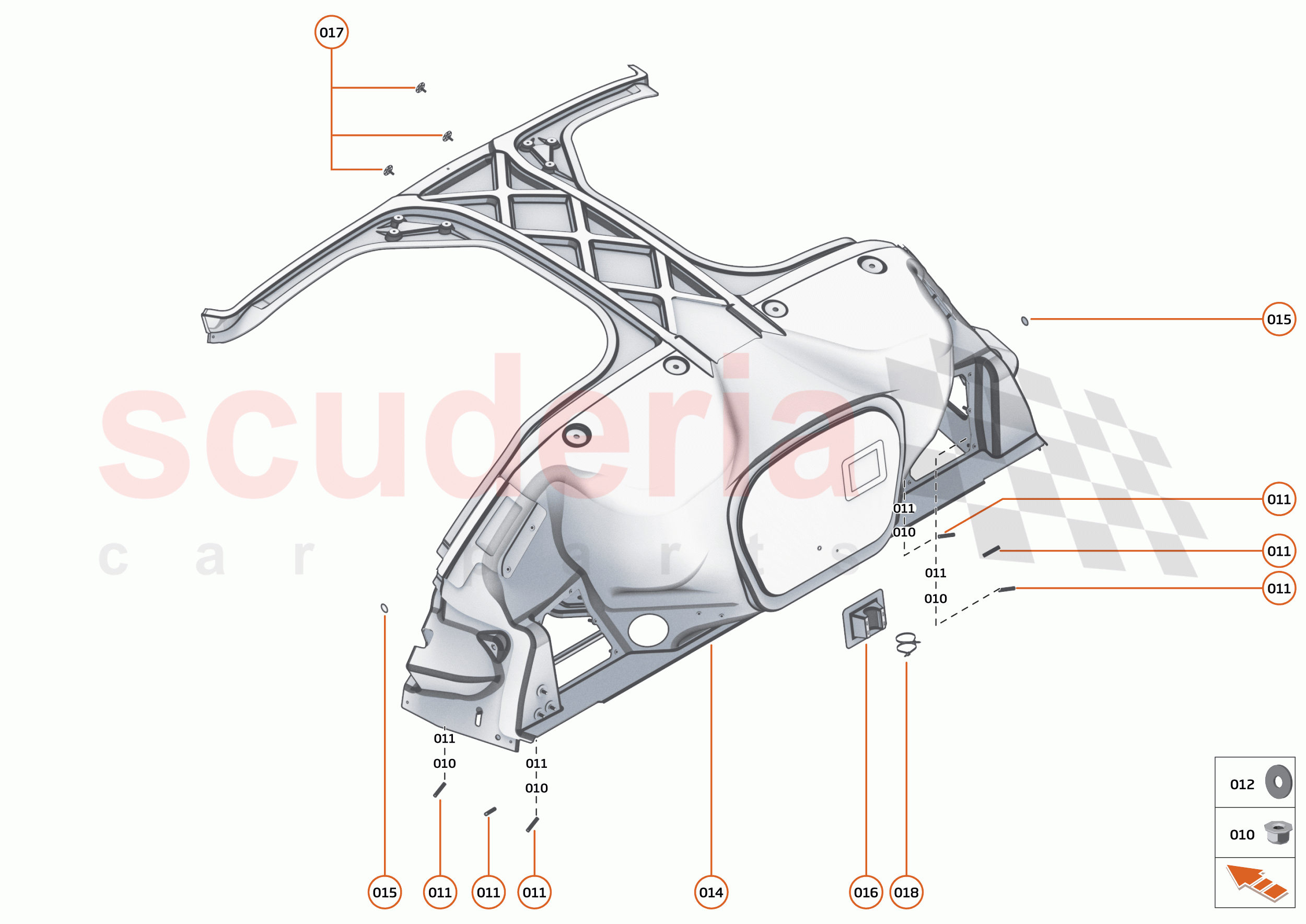 5 - UPPER STRUCTURES - 5.1 - REAR UPPER STRUCTURE of McLaren McLaren Senna GTR