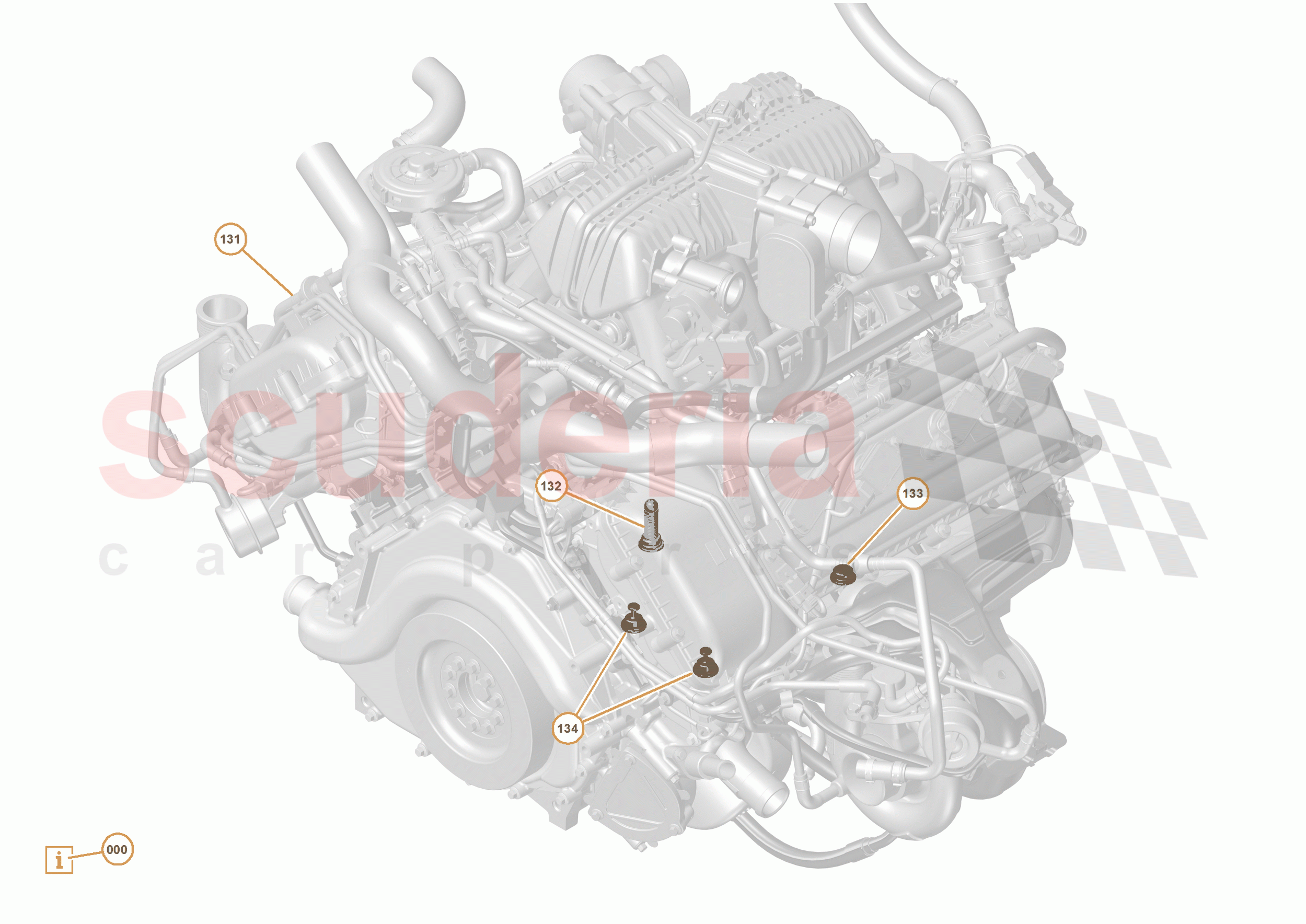 32 - ENGINE - 32.10 - POWER UNIT ASSEMBLY AND HARDWARE of McLaren McLaren P1 Coupe