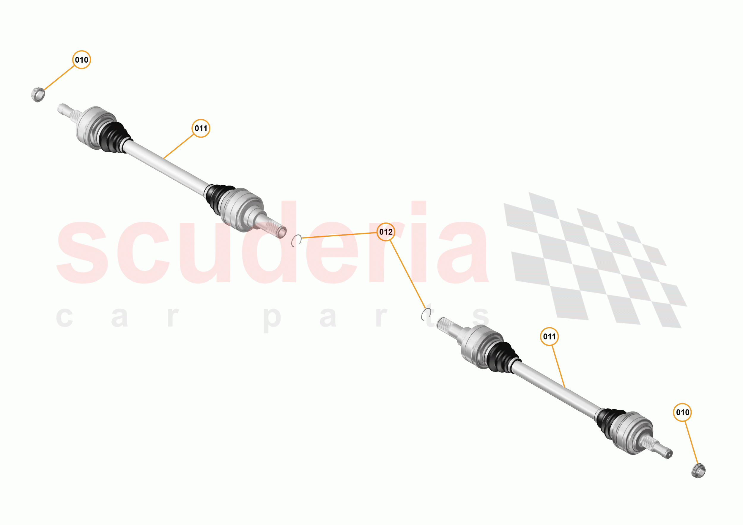 41 - DRIVESHAFTS - 41.1 - DRIVESHAFTS of McLaren McLaren 540C Coupe