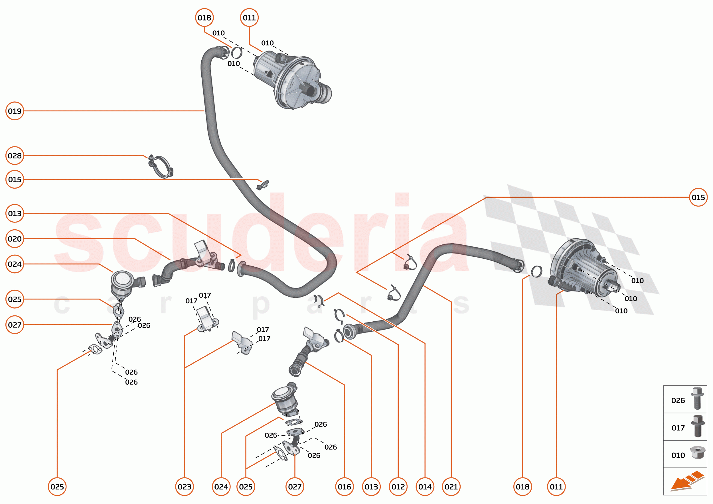 33 - ENGINE - 33.17 - SECONDARY AIR SYSTEM of McLaren McLaren 600LT