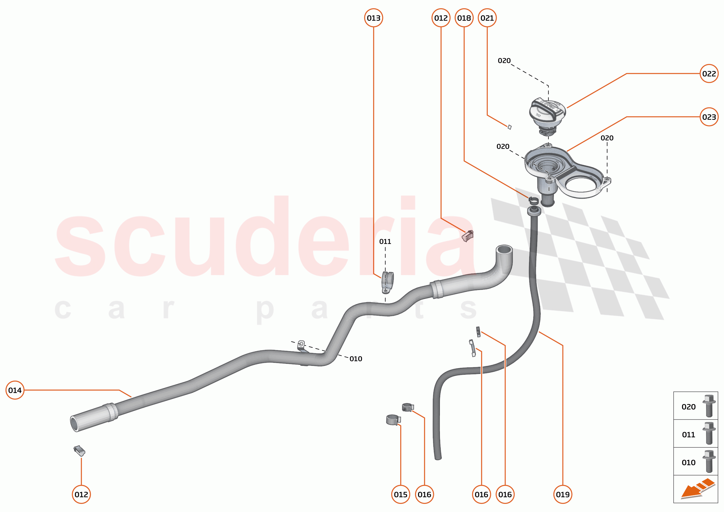 34 - ENGINE OIL SYSTEM - 34.3 - ENGINE OIL FILL SYSTEM of McLaren McLaren 620R