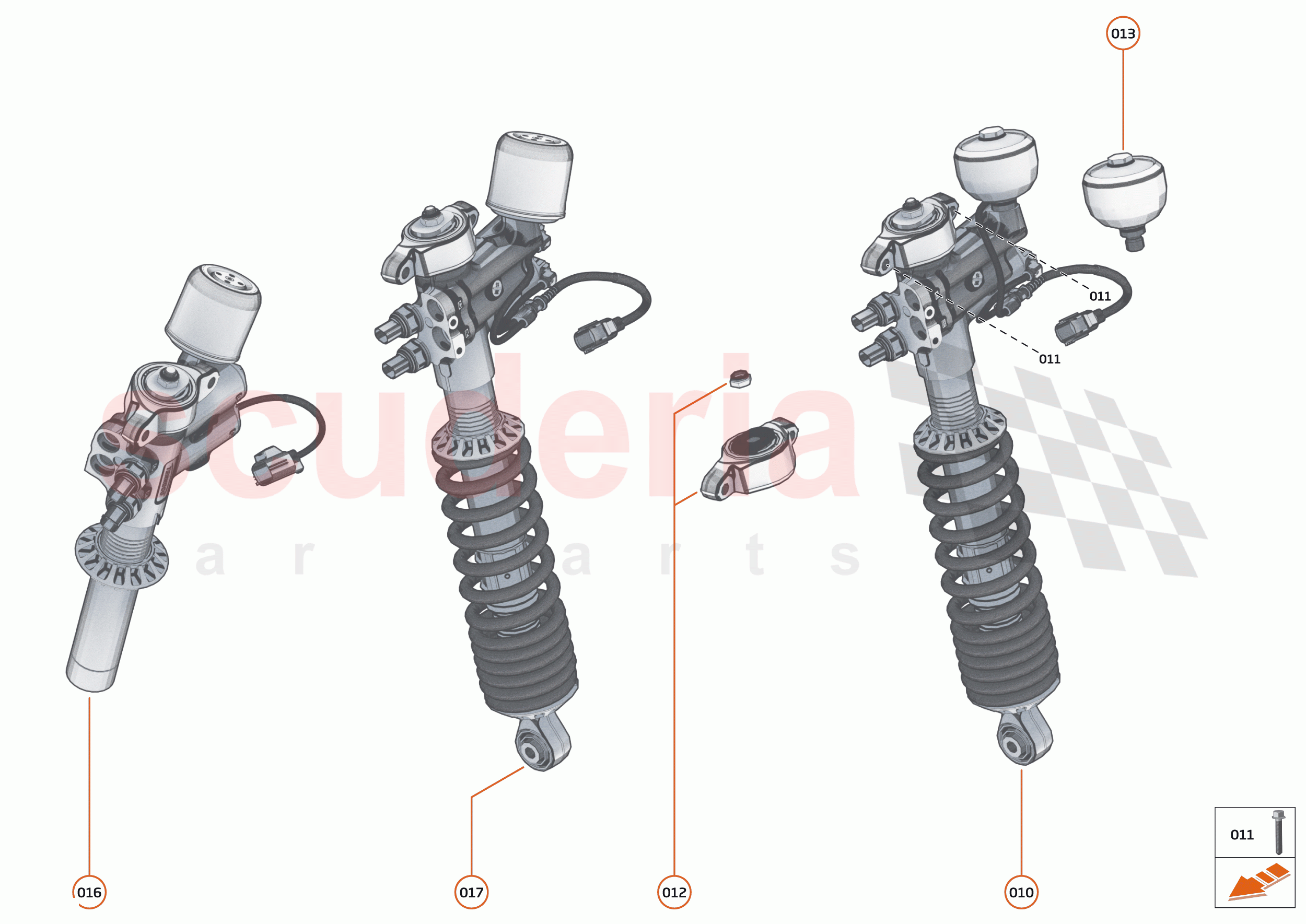 18 - SUSPENSION - REAR - 18.1 - DAMPER & ACTUATOR ASSEMBLIES REAR of McLaren McLaren 720S Spider