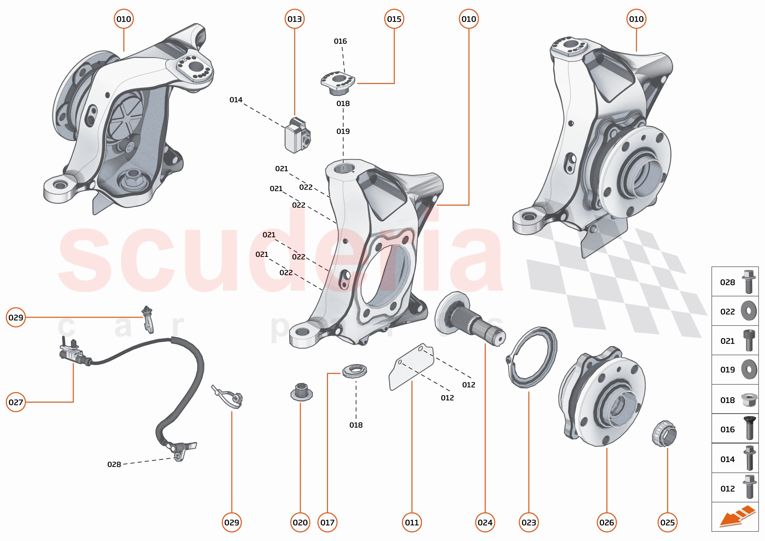17 - SUSPENSION - FRONT - 17.2 - UPRIGHTS FRONT of McLaren McLaren 720S Spider