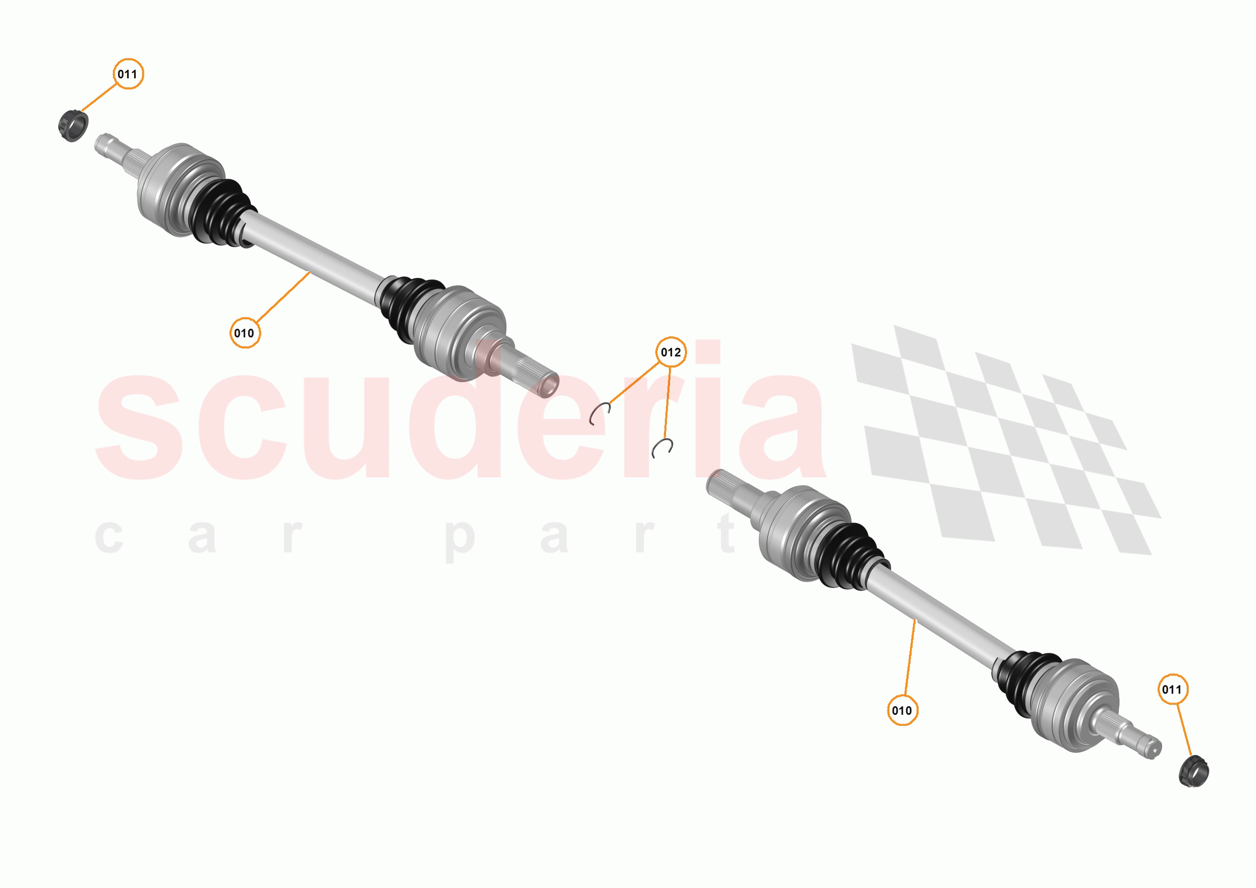 41 - DRIVESHAFTS - 41.1 - DRIVESHAFTS of McLaren McLaren P1 Coupe