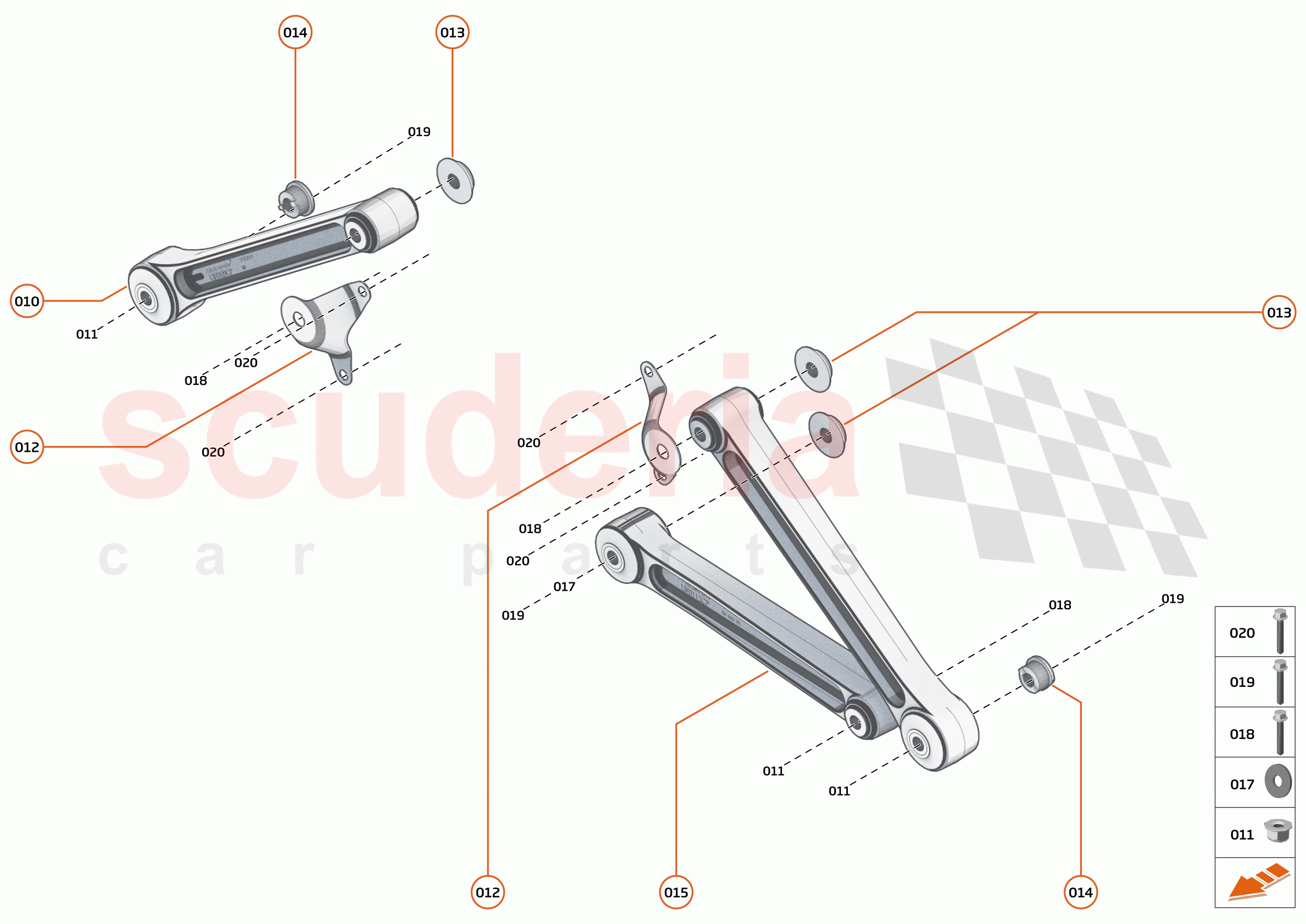 36 - ENGINE MOUNTING - 36.1 - ENGINE MOUNTING SYSTEM of McLaren McLaren 620R