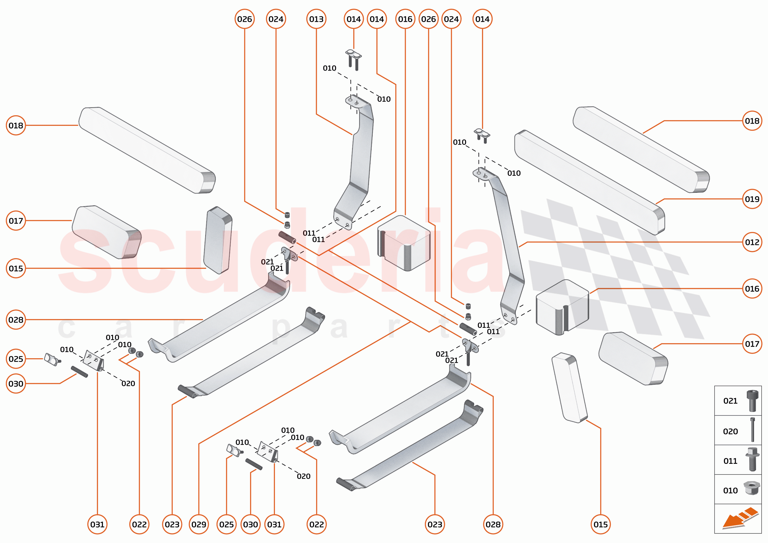 28 - FUEL TANK - 28.2 - FUEL TANK RETENTION of McLaren McLaren 600LT Spider