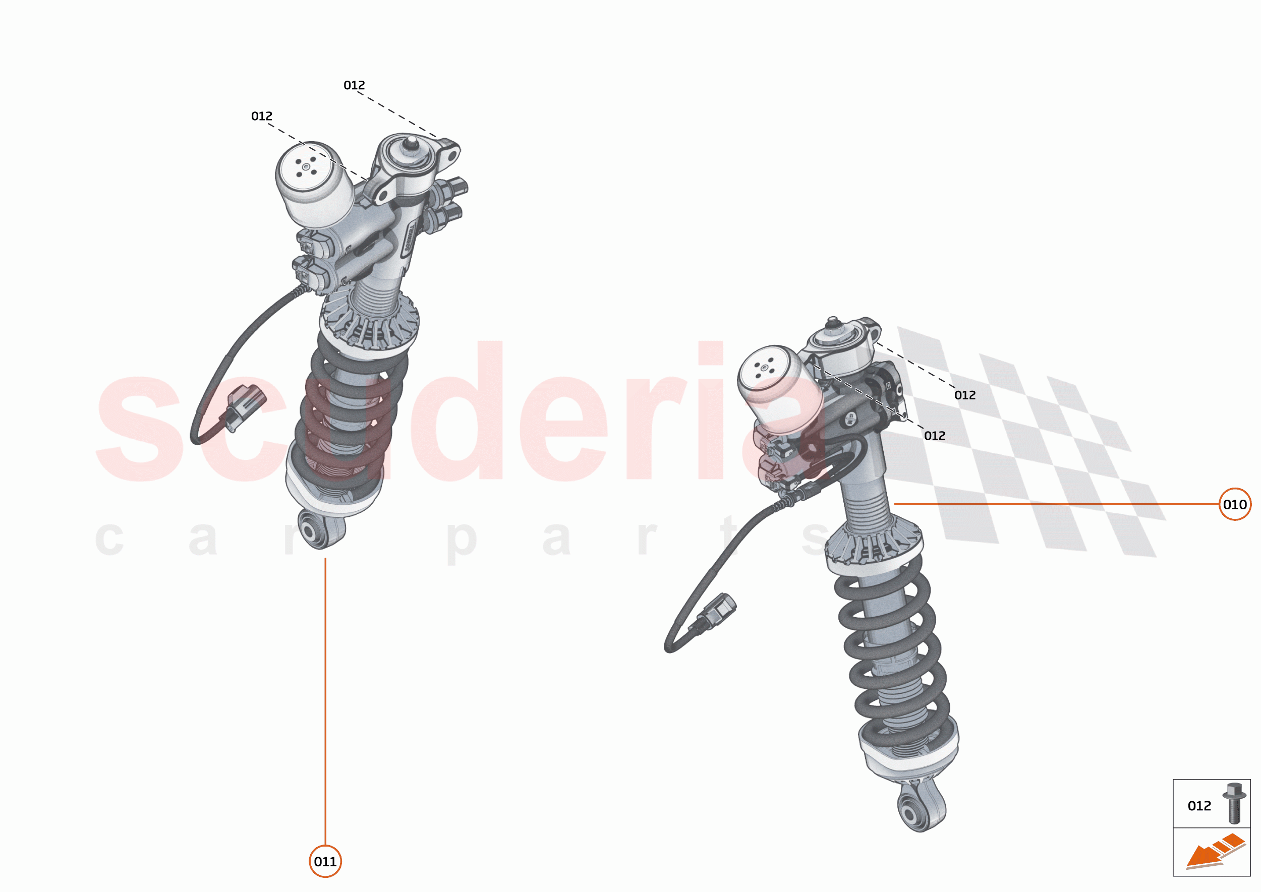 20 - SUSPENSION - REAR - 20.1 - DAMPER & ACTUATOR ASSEMBLIES REAR of McLaren McLaren 750S Spider