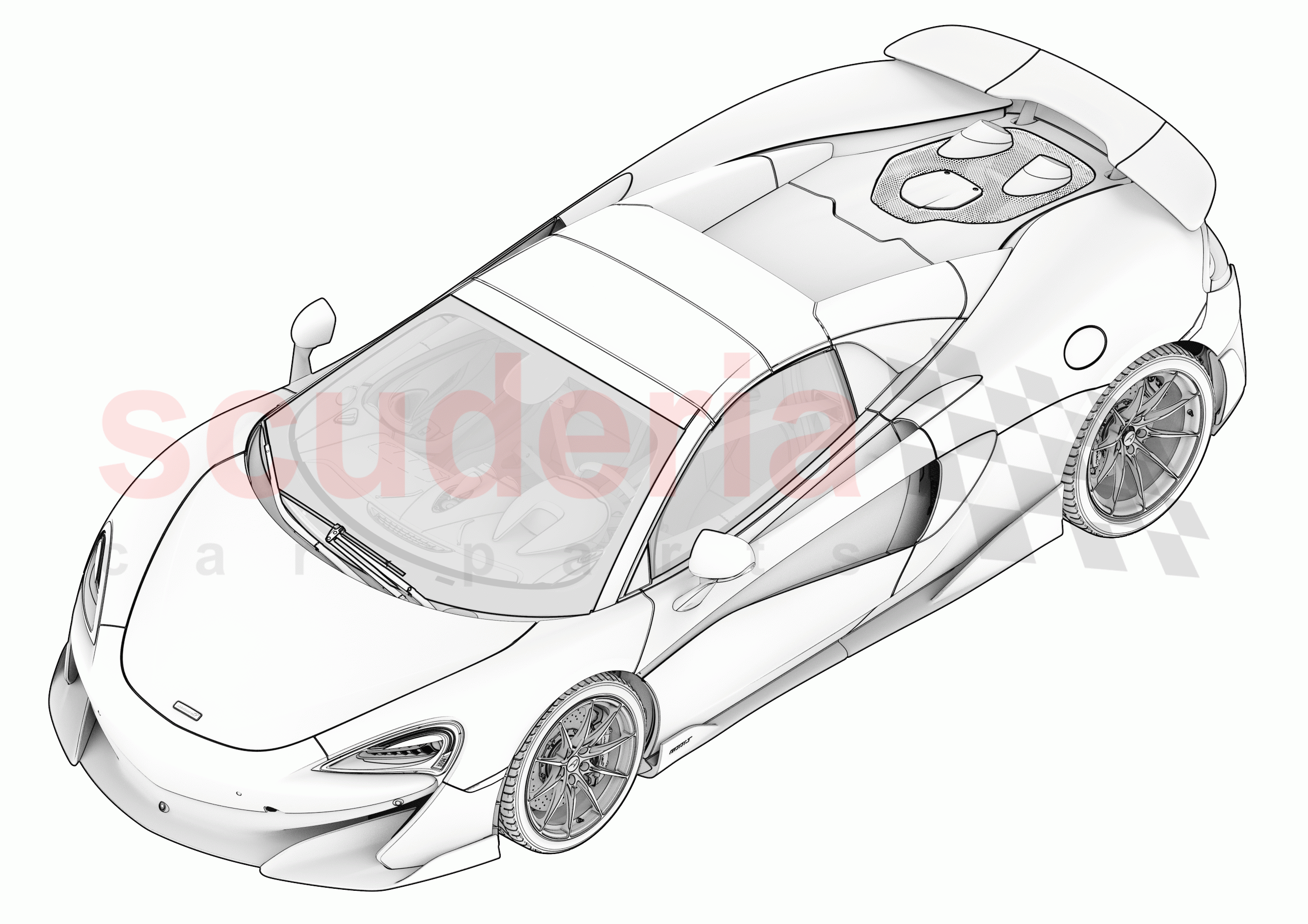 17 - ACCESSORIES - BODY EXTERIOR - 17.1 - VEHICLE LABELS of McLaren McLaren 600LT Spider