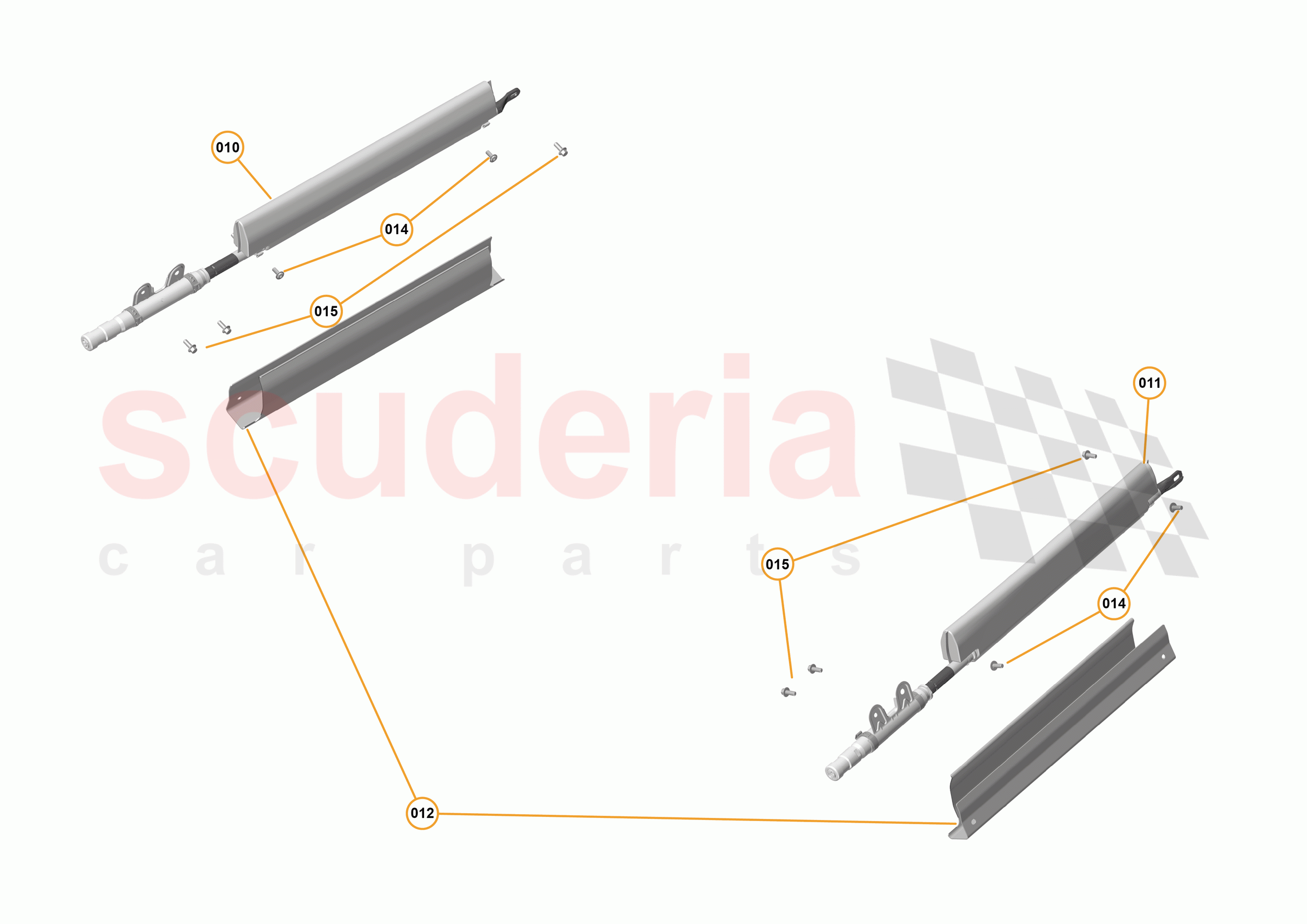 48 - INTERIOR RESTRAINTS - 48.2 - AIRBAG - HEAD CURTAIN AIRBAG of McLaren McLaren 540C Coupe