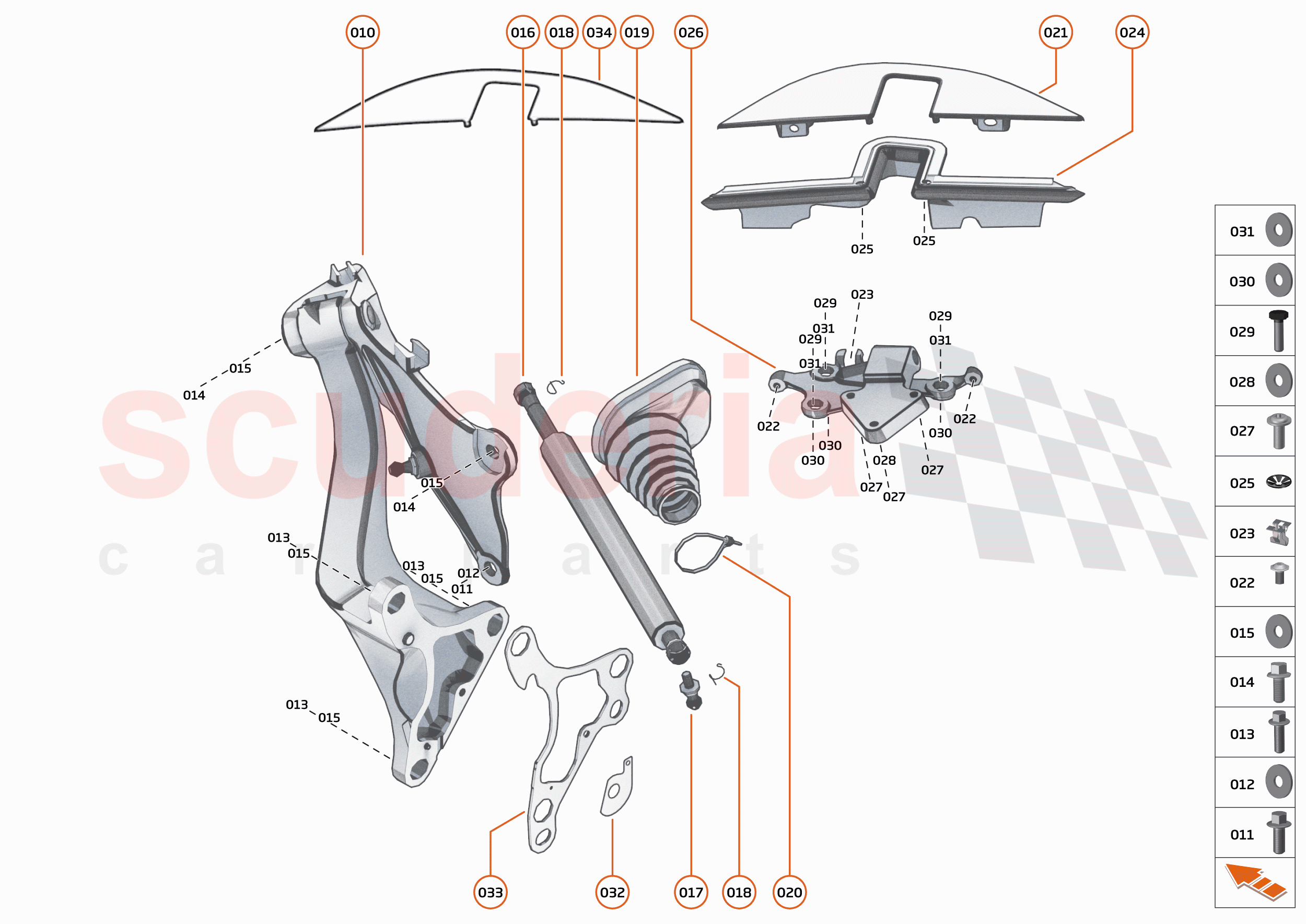 7 - CLOSURES - 7.5 - DOOR HINGE of McLaren McLaren 765LT