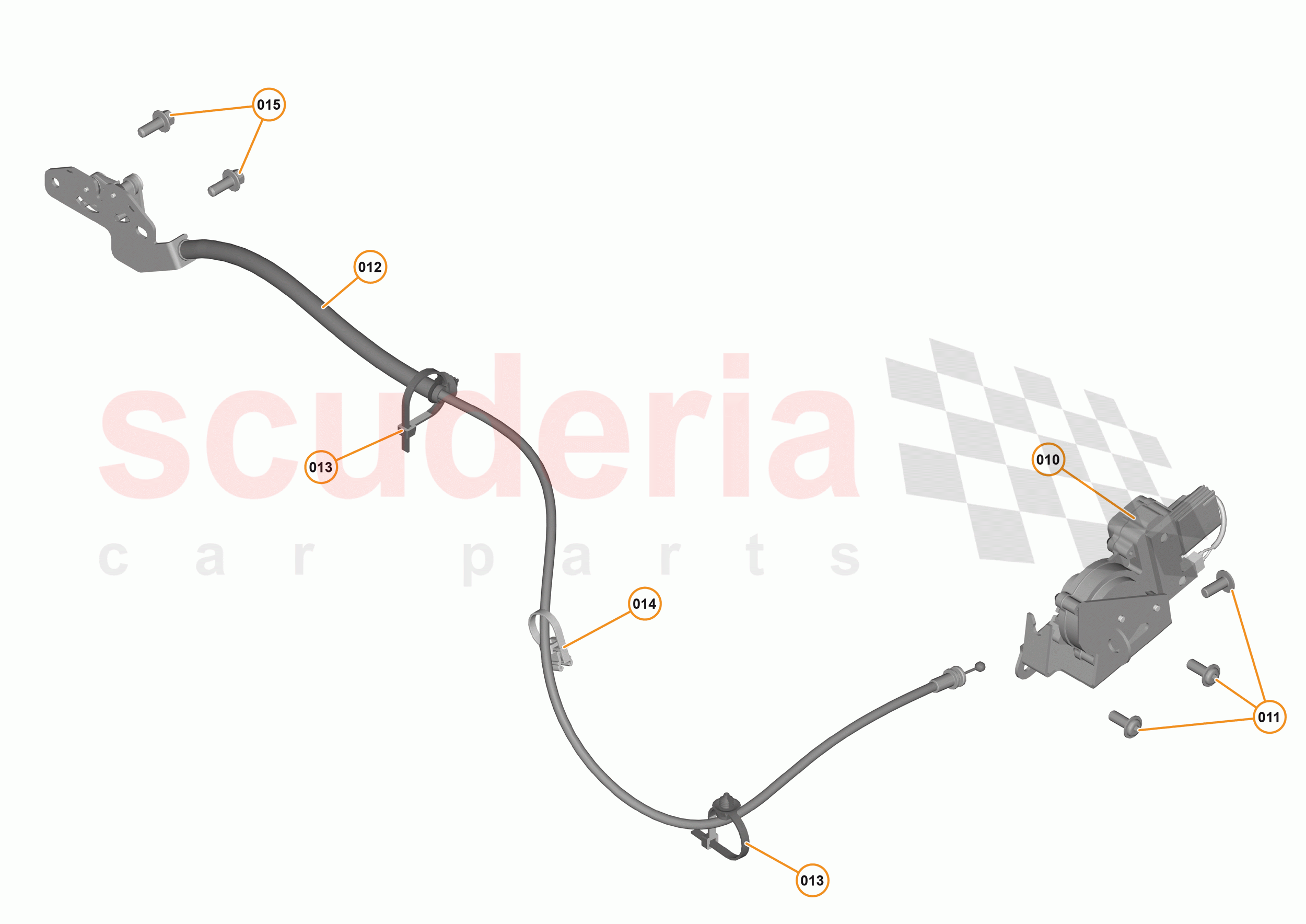6 - CLOSURES - 6.10 - TAILGATE / ENGINE COVER LATCH of McLaren McLaren 570S Spider