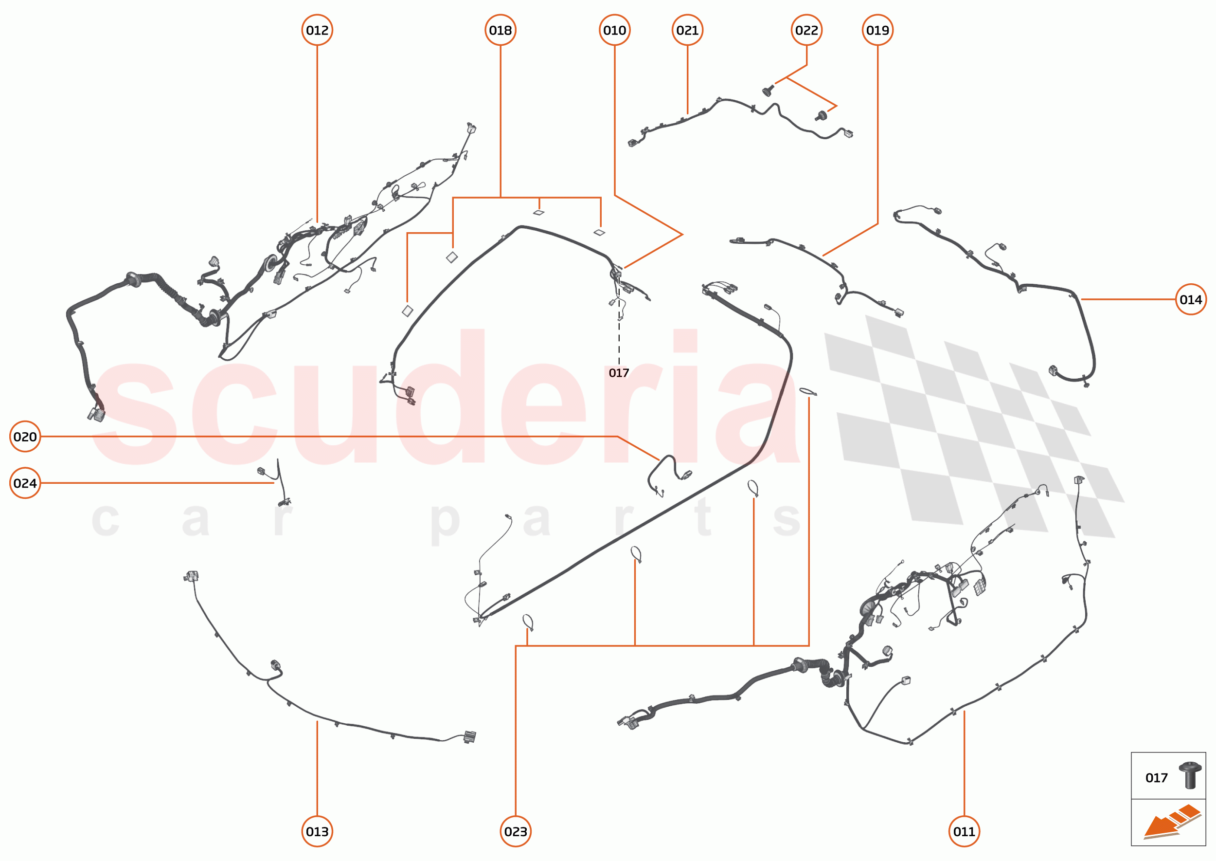 42 - WIRING HARNESS - 42.3 - NON-BODY WIRING HARNESS of McLaren McLaren 720S Spider