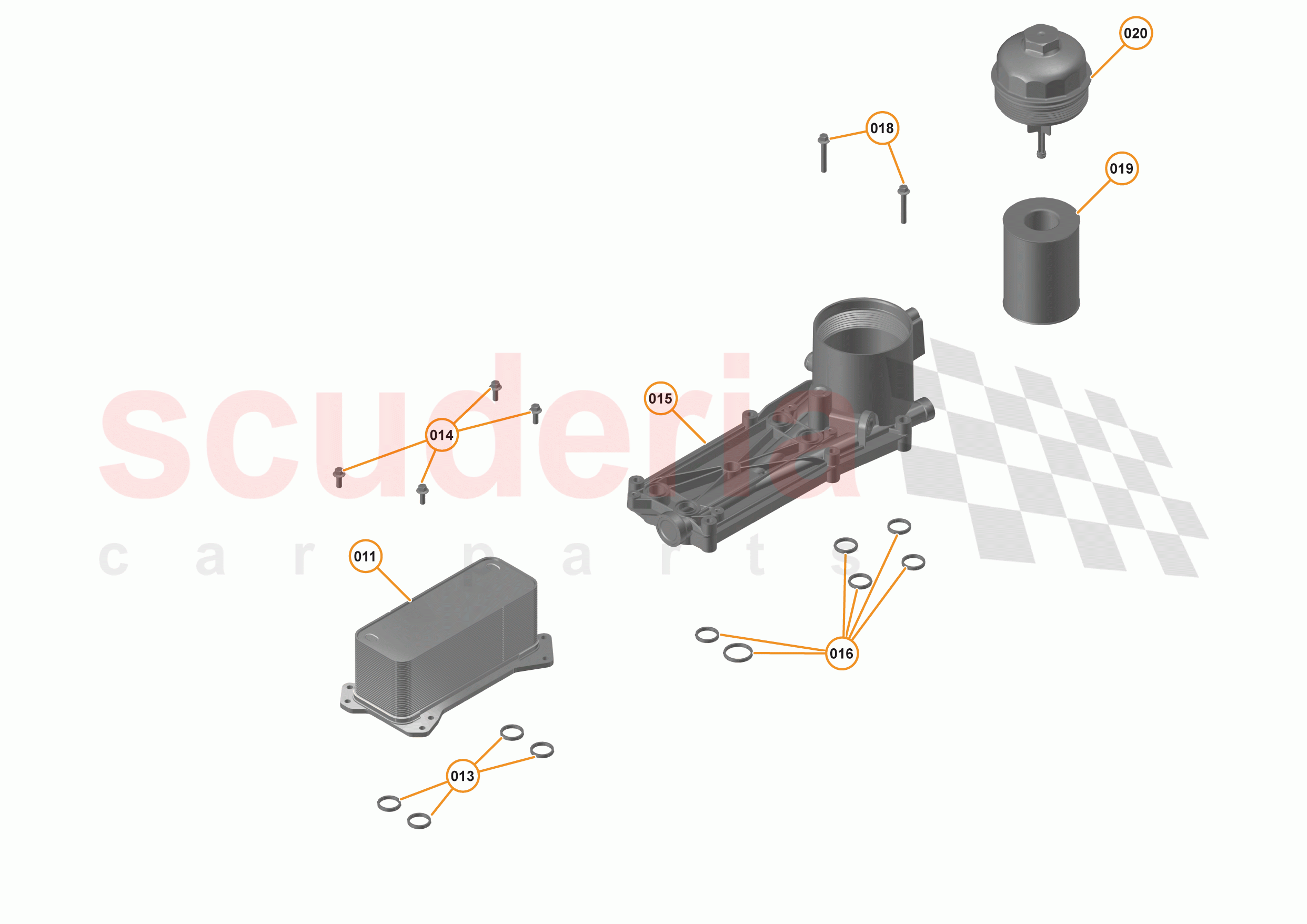 32 - ENGINE - 32.2 - OIL FILTER ASSEMBLY & COOLER of McLaren McLaren 540C Coupe