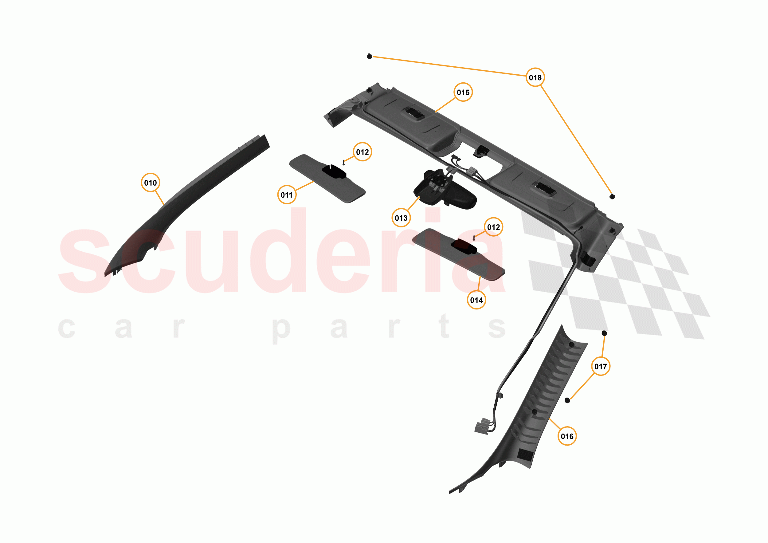 31 - N5 - UPPER TRIM - 31.1 - 01 - UPPER TRIM of McLaren McLaren 12C Spider