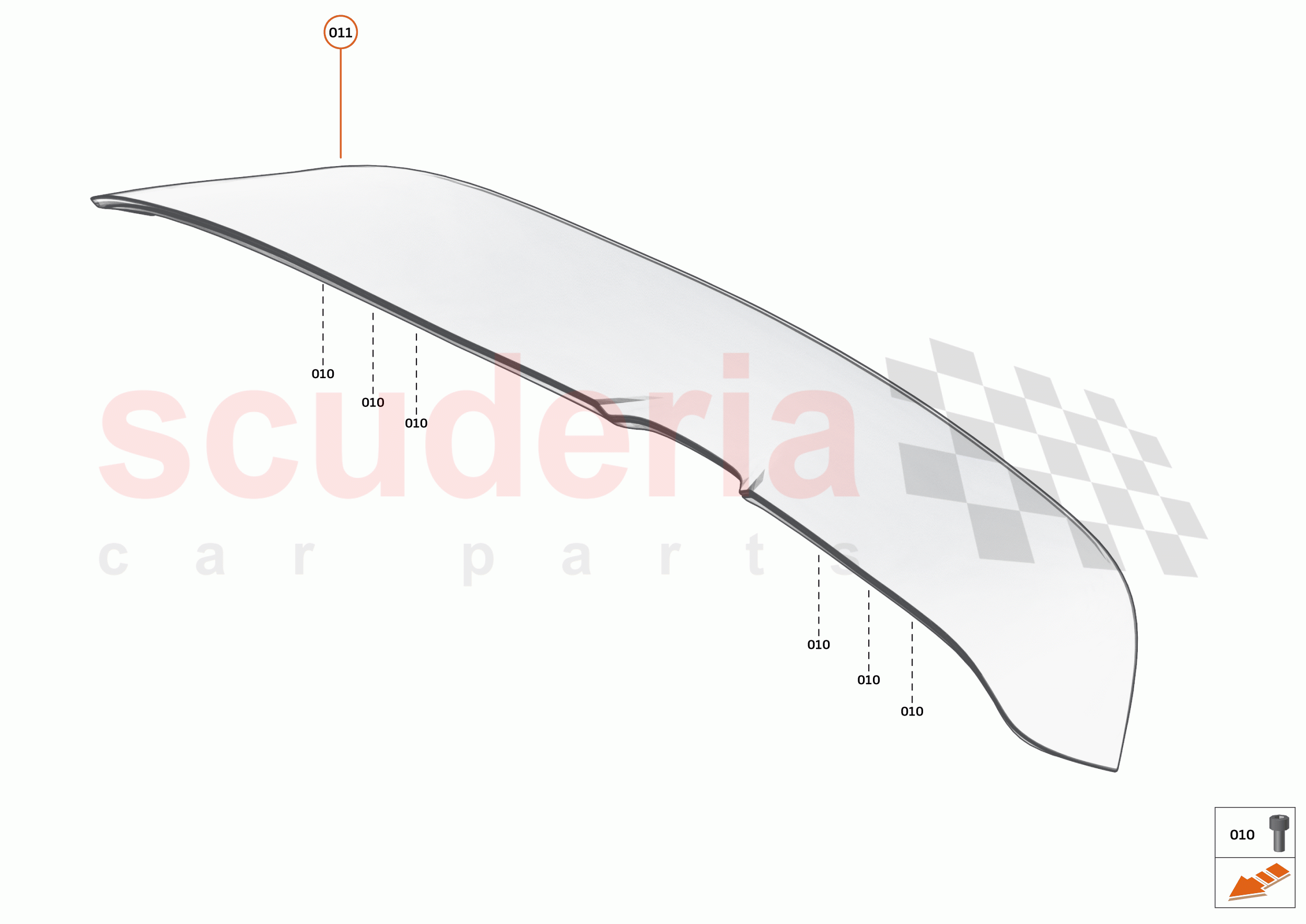 9 - ACTIVE AERO - 9.1 - REAR ACTIVE AERO PANELS of McLaren McLaren 720S Spider