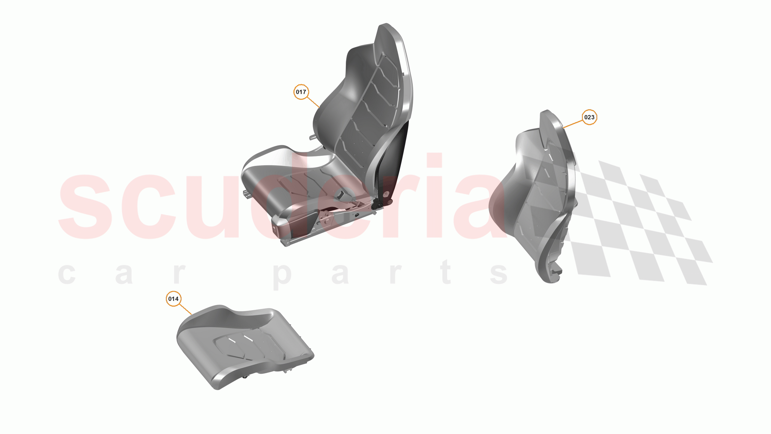 29 - N3 - SEAT ASSEMBLY - 29.5 - 01 - SEAT ASSEMBLY - LEATHER - MANUAL of McLaren McLaren 650S Coupe