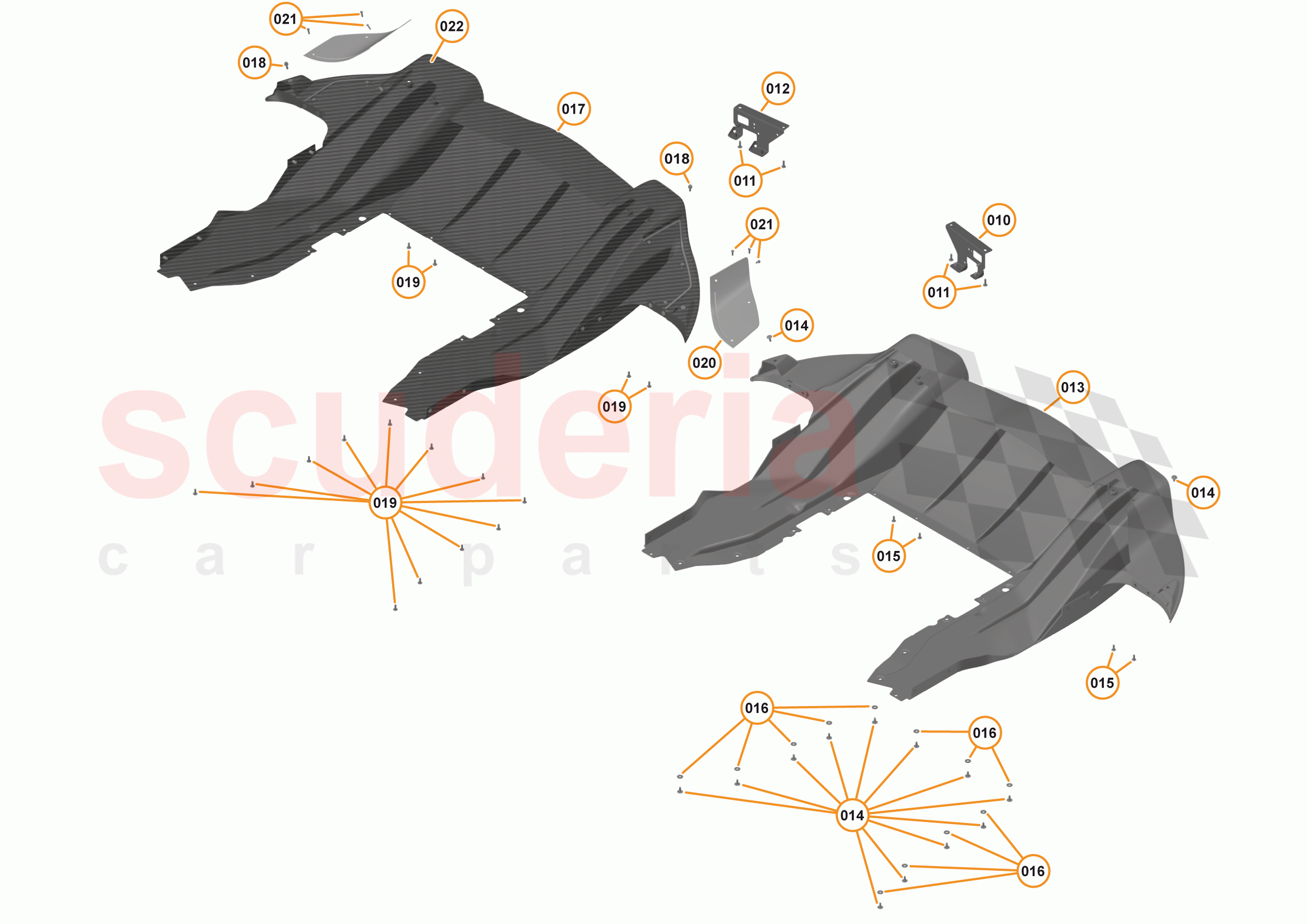 12 - DUCTS, VENTS & FLOORS - 12.5 - REAR NON-STRUCTURAL FLOORS of McLaren McLaren 570S Coupe