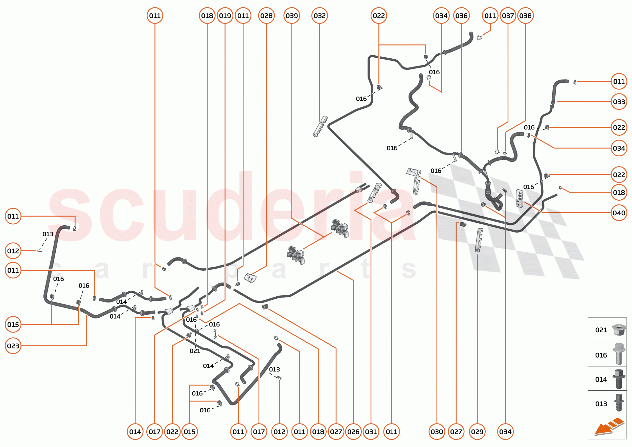 31 - COOLING - LOW TEMP - 31.1 - LOW TEMPERATURE CIRCUIT & PIPES of McLaren McLaren 750S Coupe