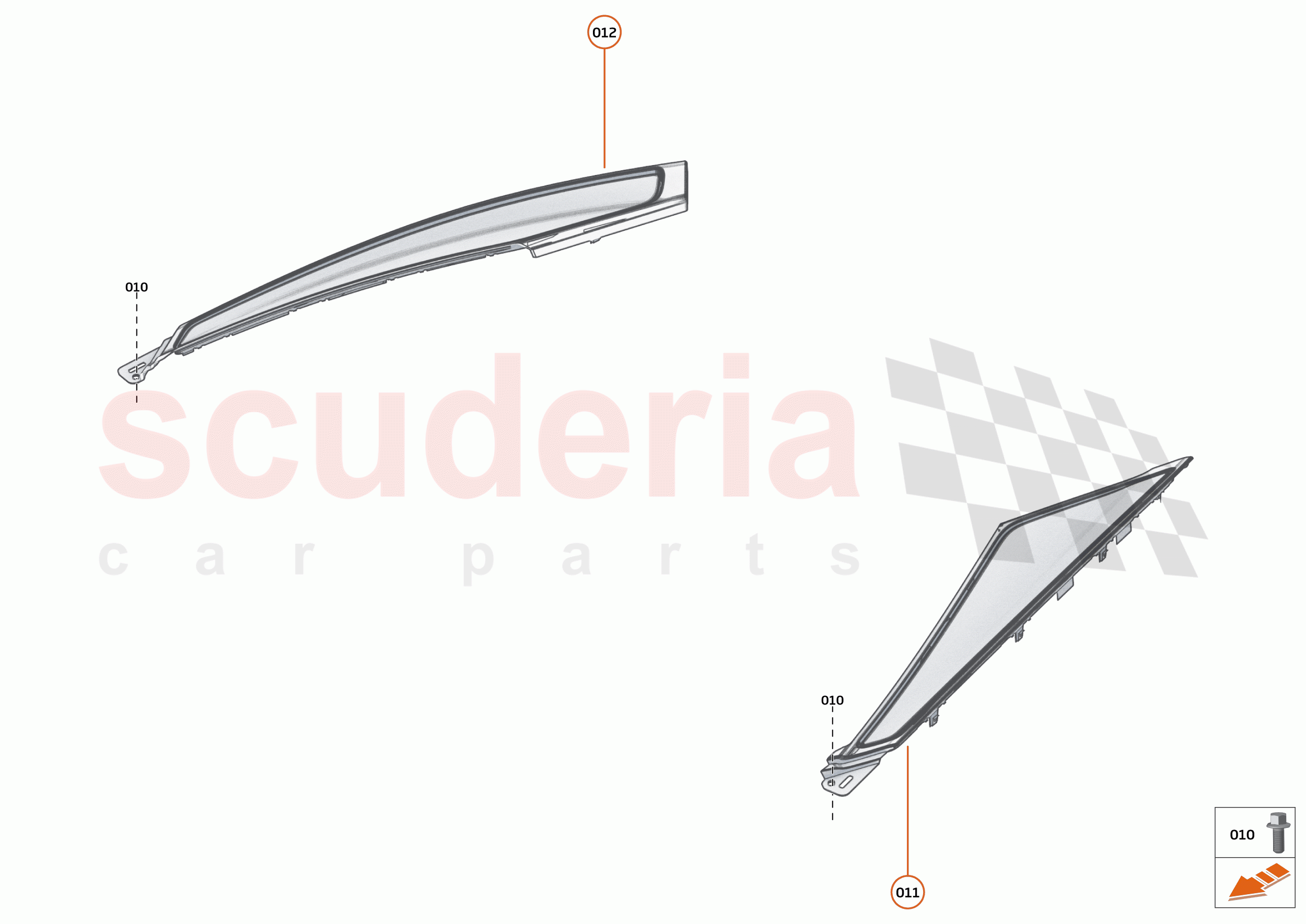 11 - EXTERIOR ORNAMENTATION - 11.4 - SIDE FINISHERS AND GRILLES of McLaren McLaren GT