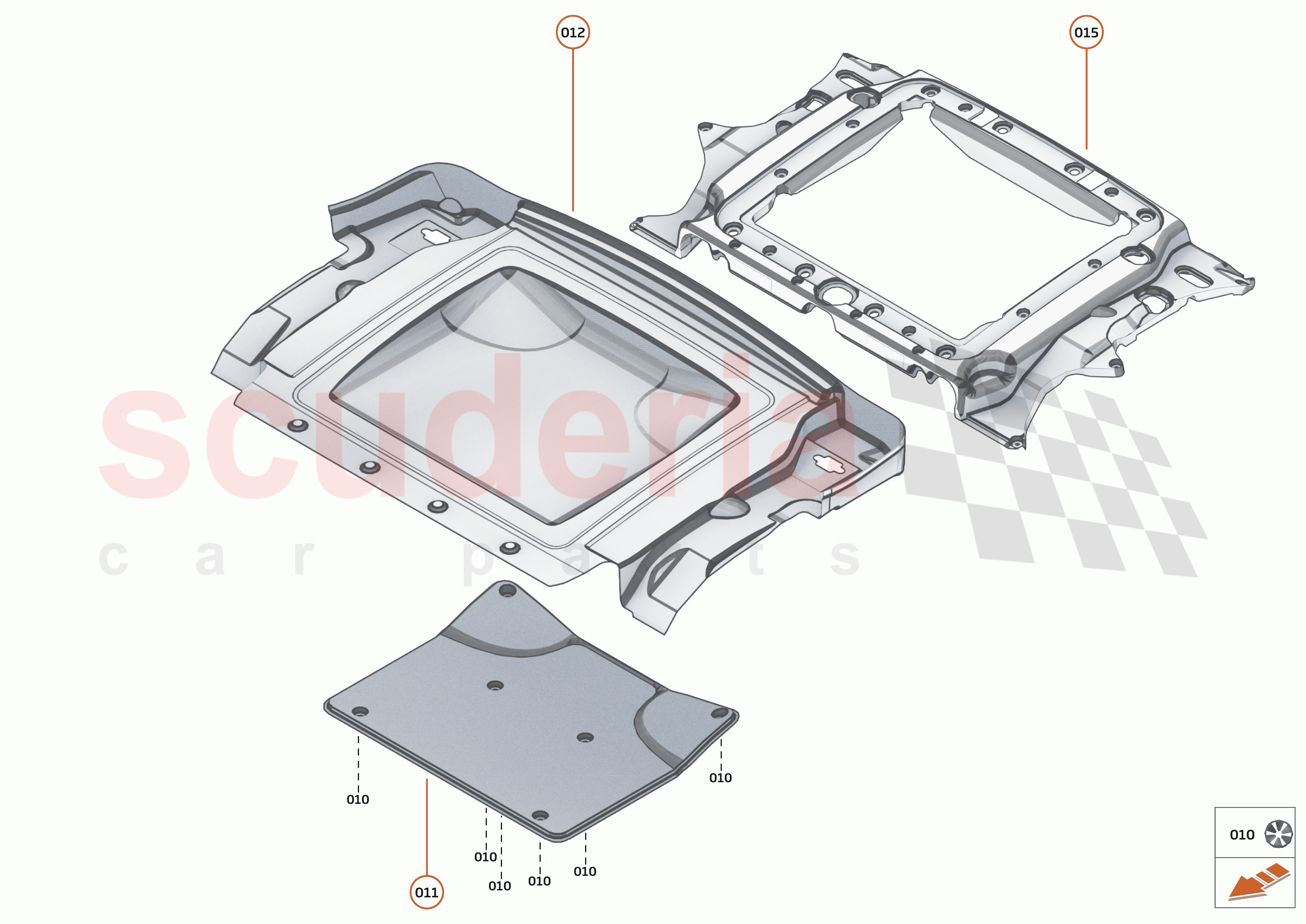 6 - PANELS - 6.4 - BULKHEAD of McLaren McLaren 750S Spider