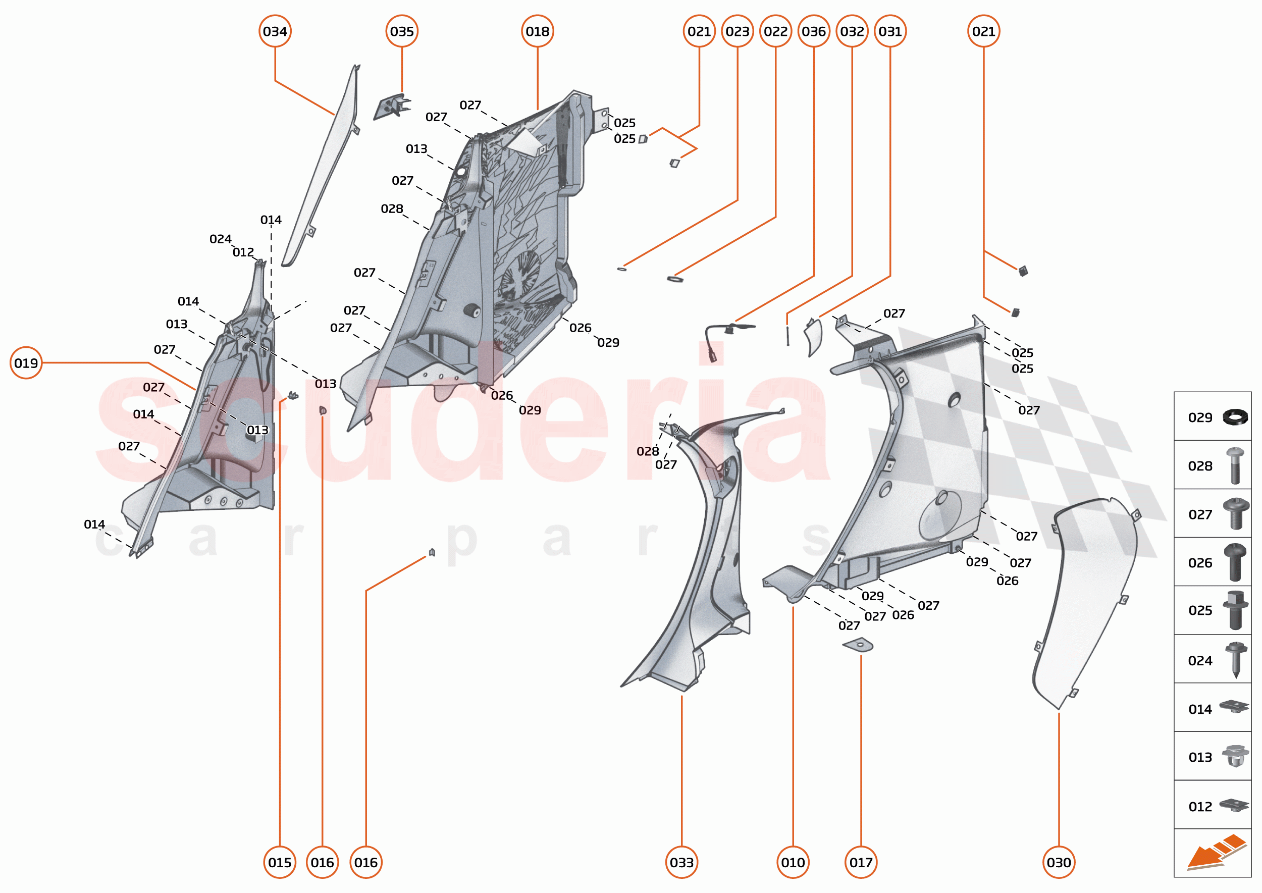 15 - DUCTS, VENTS AND FLOORS - 15.2 - SIDE DUCTS AND VENTS of McLaren McLaren GT