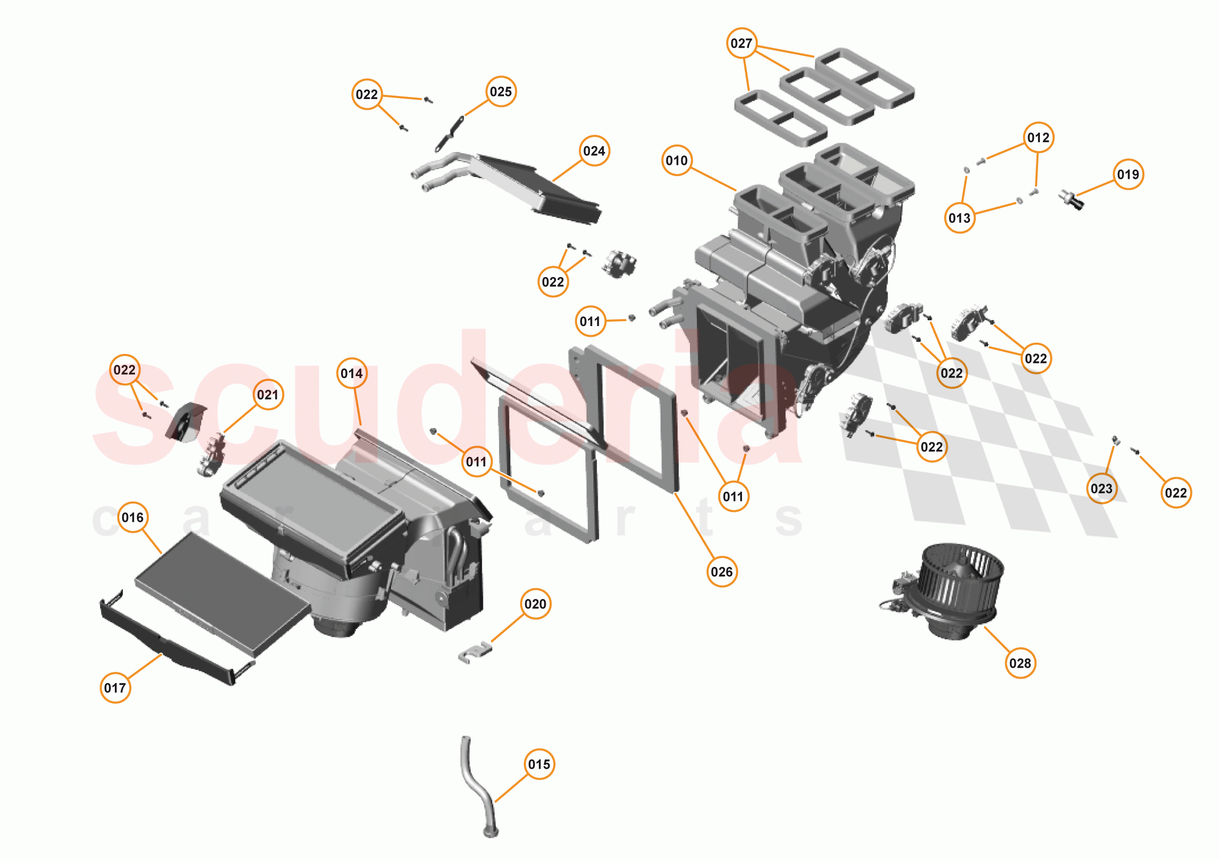 14 - HVAC - 14.1 - HVAC INLET & DISTRIBUTION of McLaren McLaren 540C Coupe