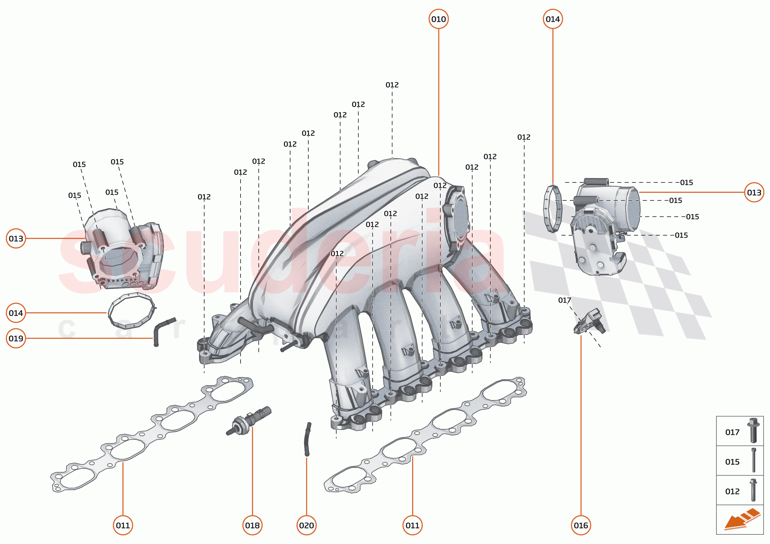23 - ENGINE - 23.3 - INLET MANIFOLD of McLaren McLaren Senna GTR