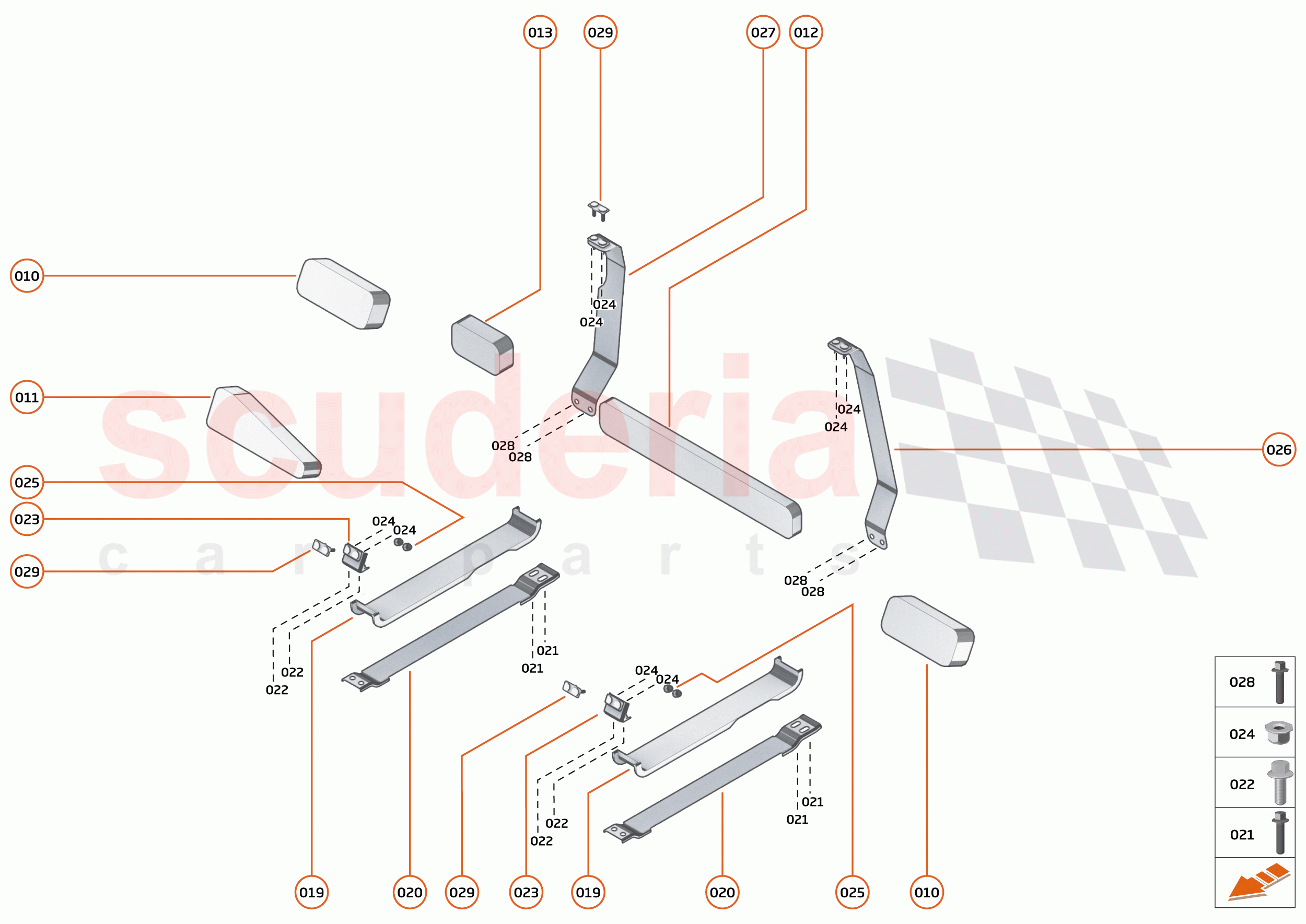 28 - FUEL TANK - 28.2 - FUEL TANK RETENTION of McLaren McLaren 750S Coupe