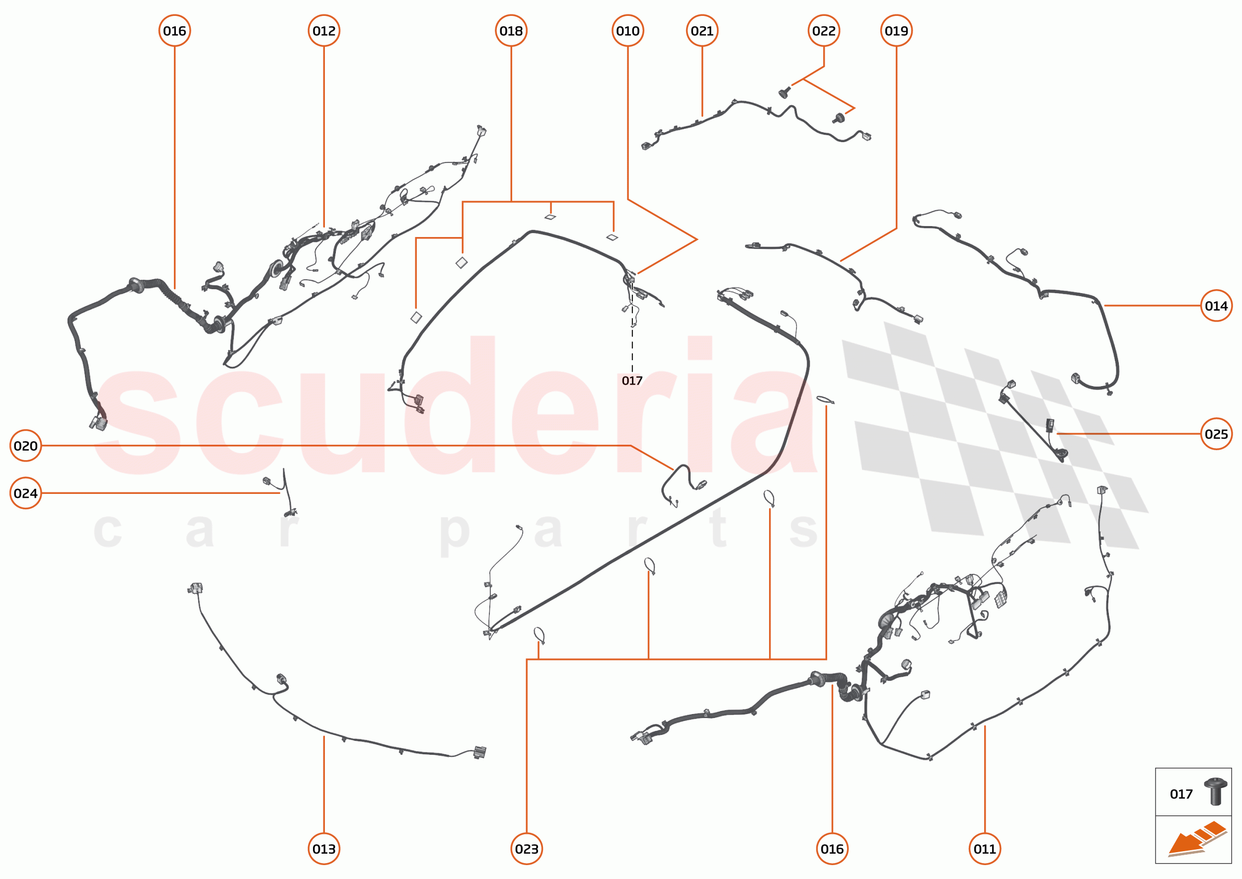 44 - WIRING HARNESS - 44.3 - NON-BODY WIRING HARNESS of McLaren McLaren 765LT Spider