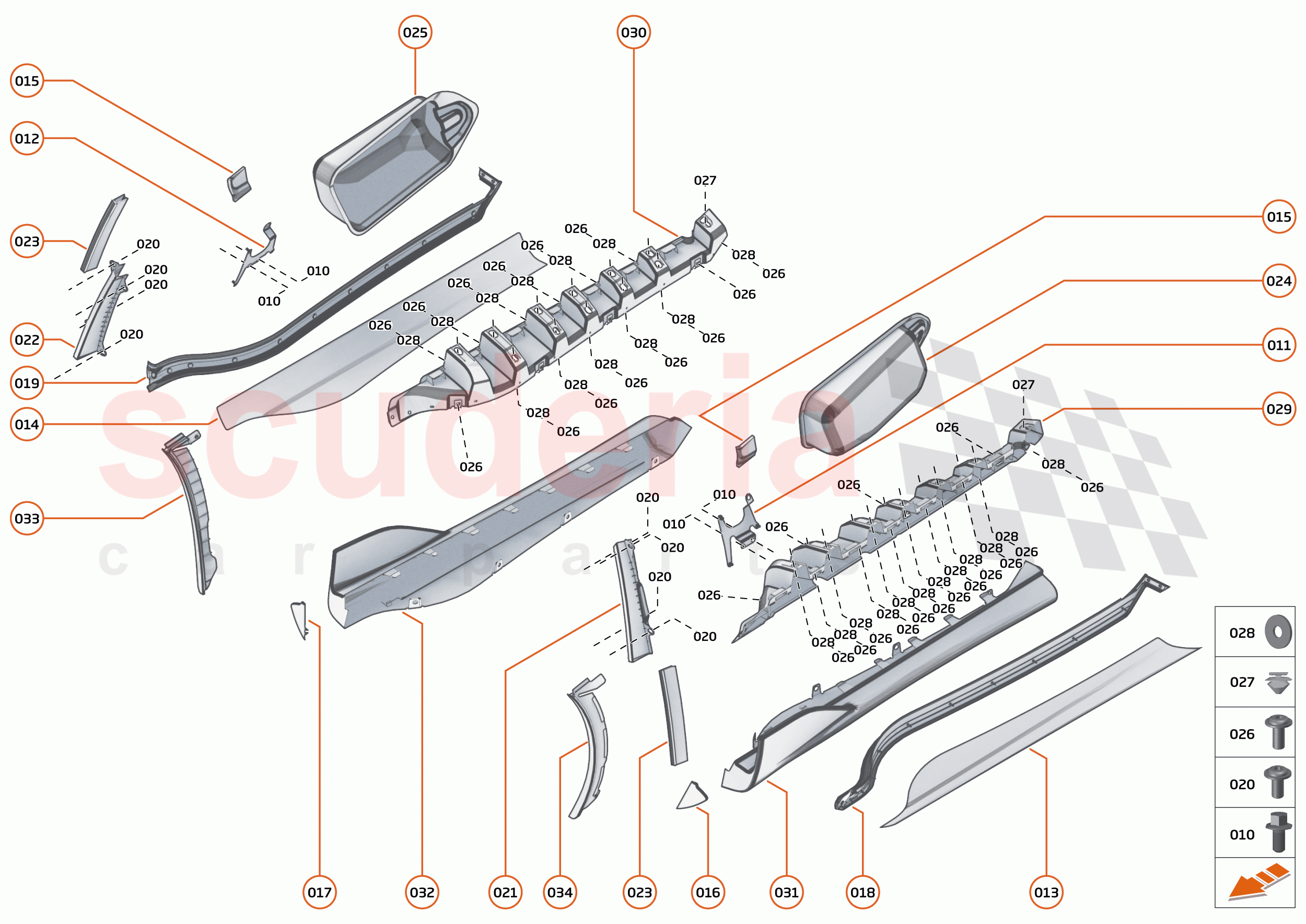 6 - CLOSURES - 6.8 - DOOR HARDWARE of McLaren McLaren 620R
