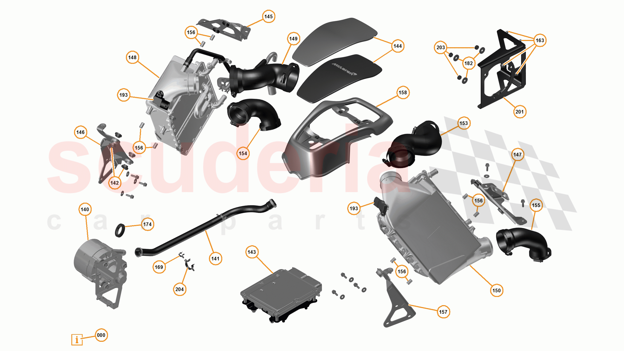 16 - F1 - POWER UNIT - 16.16 - 01 - POWER UNIT - WCAC SYSTEM + ECM of McLaren McLaren 12C Coupe