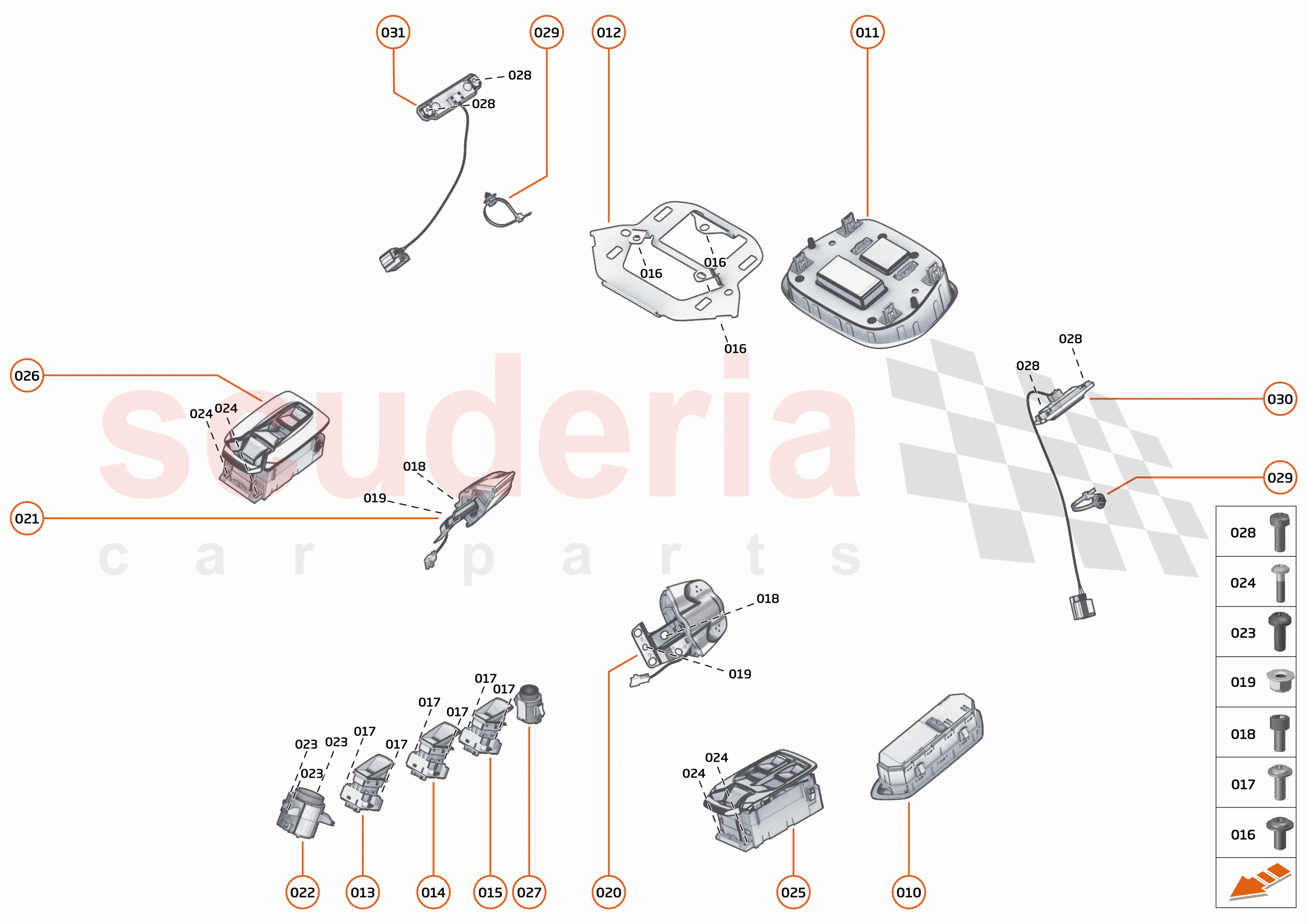 40 - INFOTAINMENT - 40.1 - INTERIOR SWITCHES of McLaren McLaren Artura