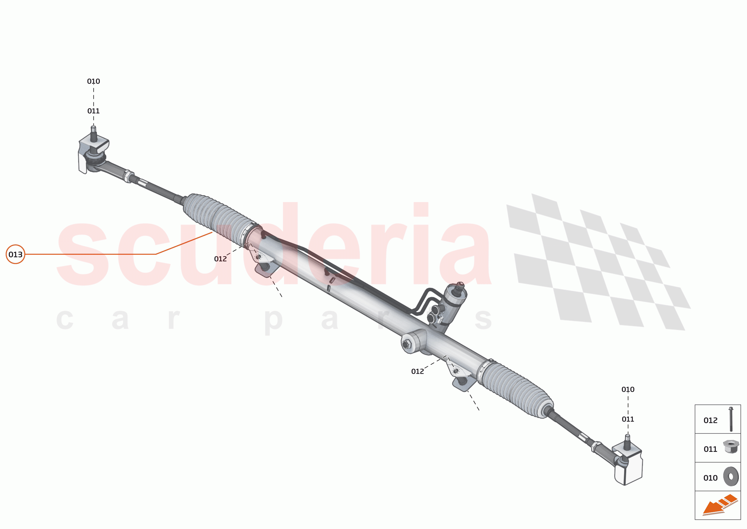 20 - STEERING - 20.3 - STEERING RACK of McLaren McLaren Senna