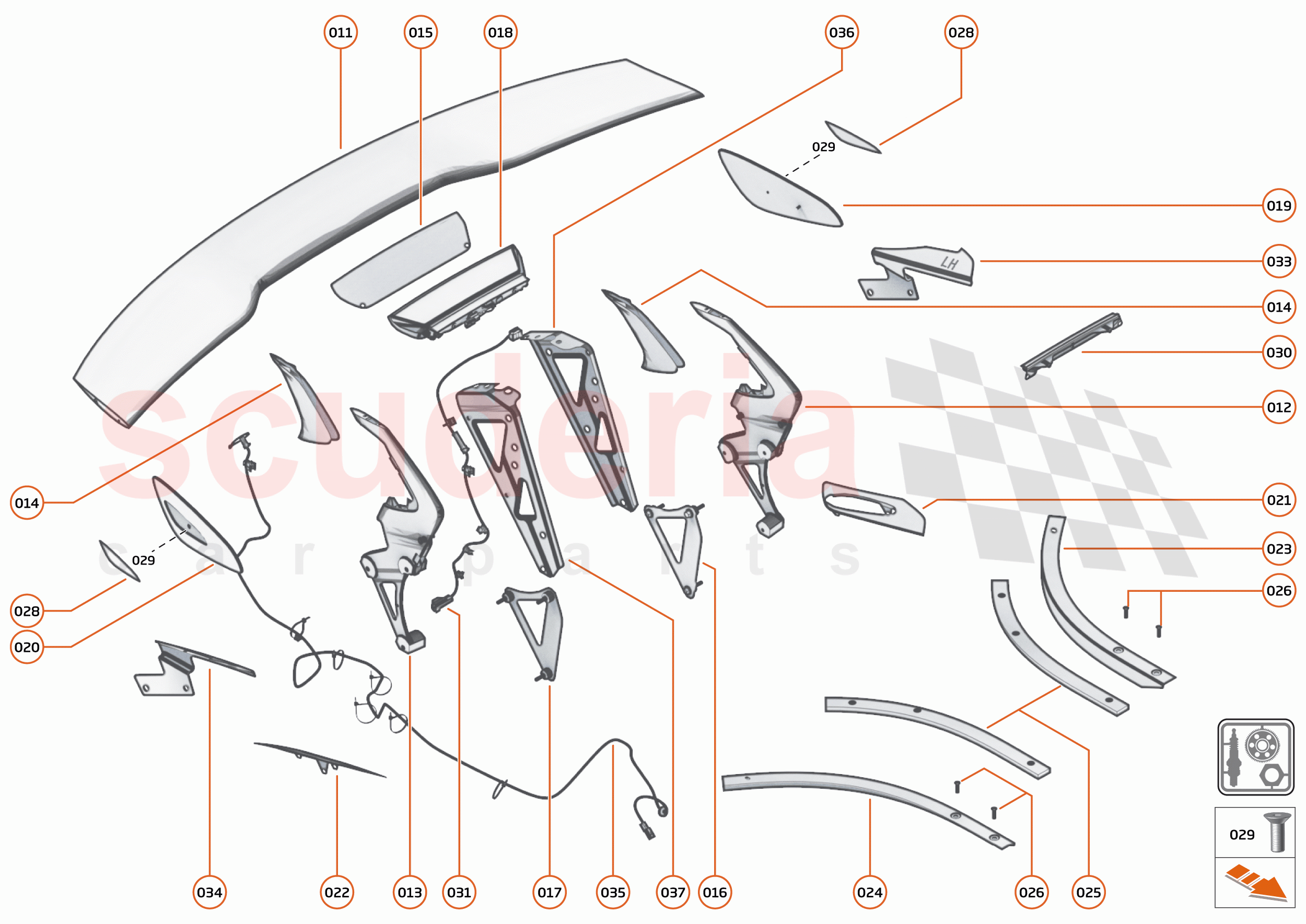 8 - EXTERIOR ORNAMENTATION - 8.8 - HIGH DOWNFORCE KIT - HDK of McLaren McLaren 540C Coupe