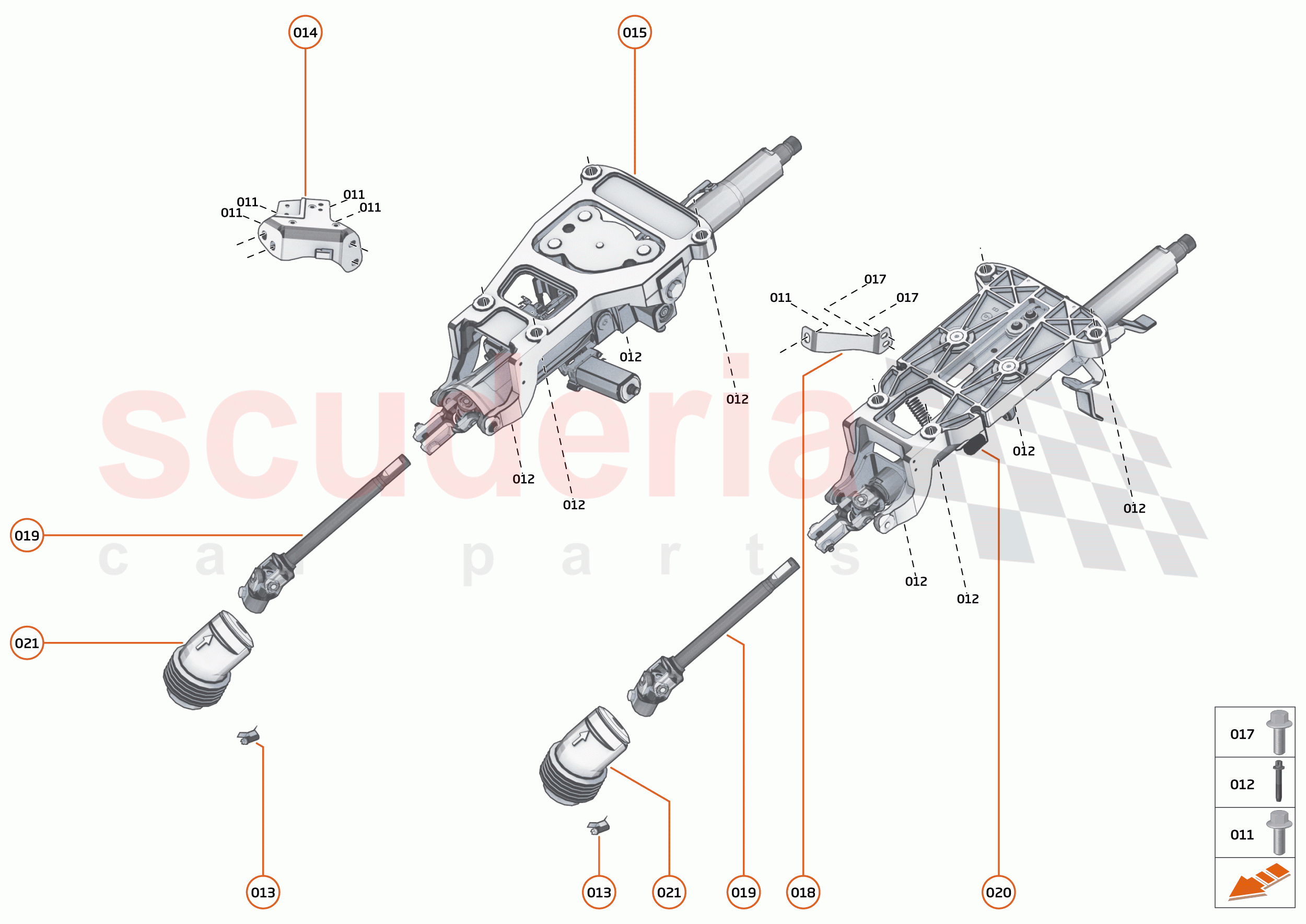 27 - STEERING - 27.4 - STEERING COLUMN of McLaren McLaren 750S Coupe