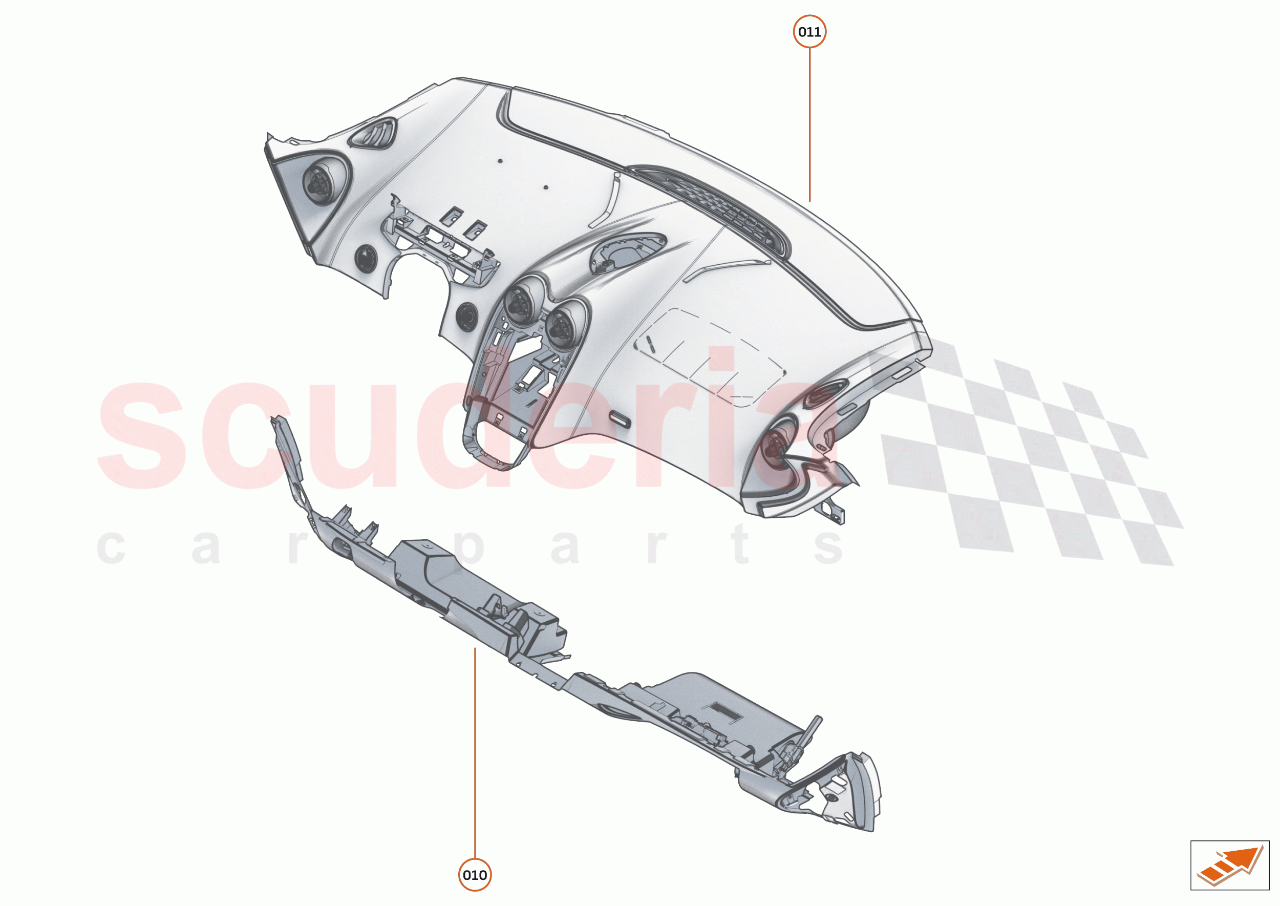 48 - INTERIOR SYSTEMS - 48.2 - FACIA ASSEMBLY of McLaren McLaren 600LT Spider