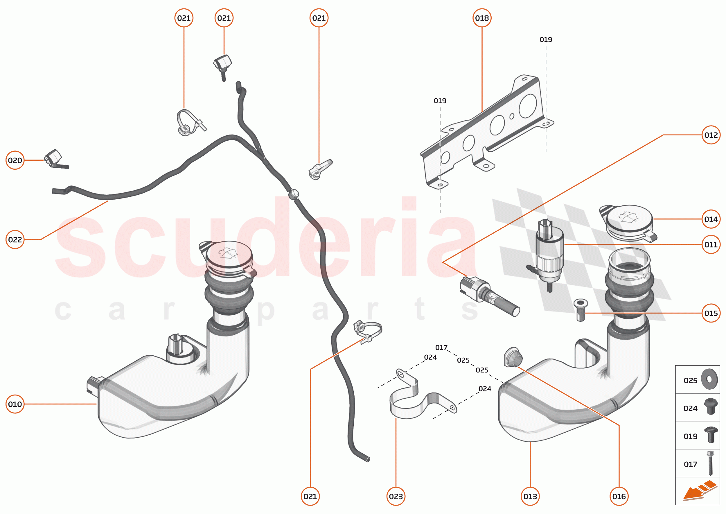 14 - WIPERS AND WASHER SYSTEM - 14.1 - WASHER SYSTEM of McLaren McLaren Senna GTR