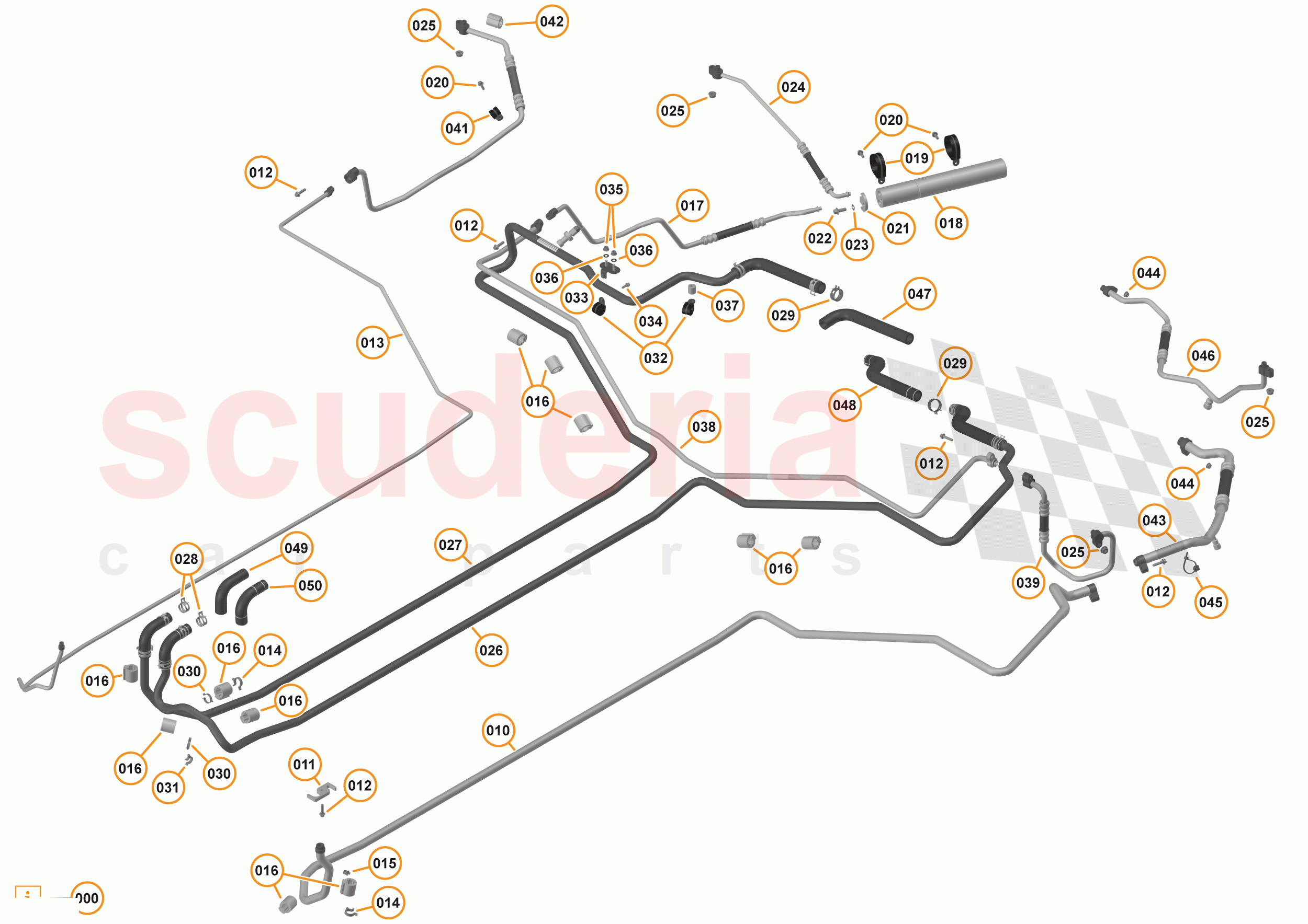 30 - FLUIDS - HVAC - 30.1 - HVAC FLUIDS CIRCUIT - R134A of McLaren McLaren 570GT