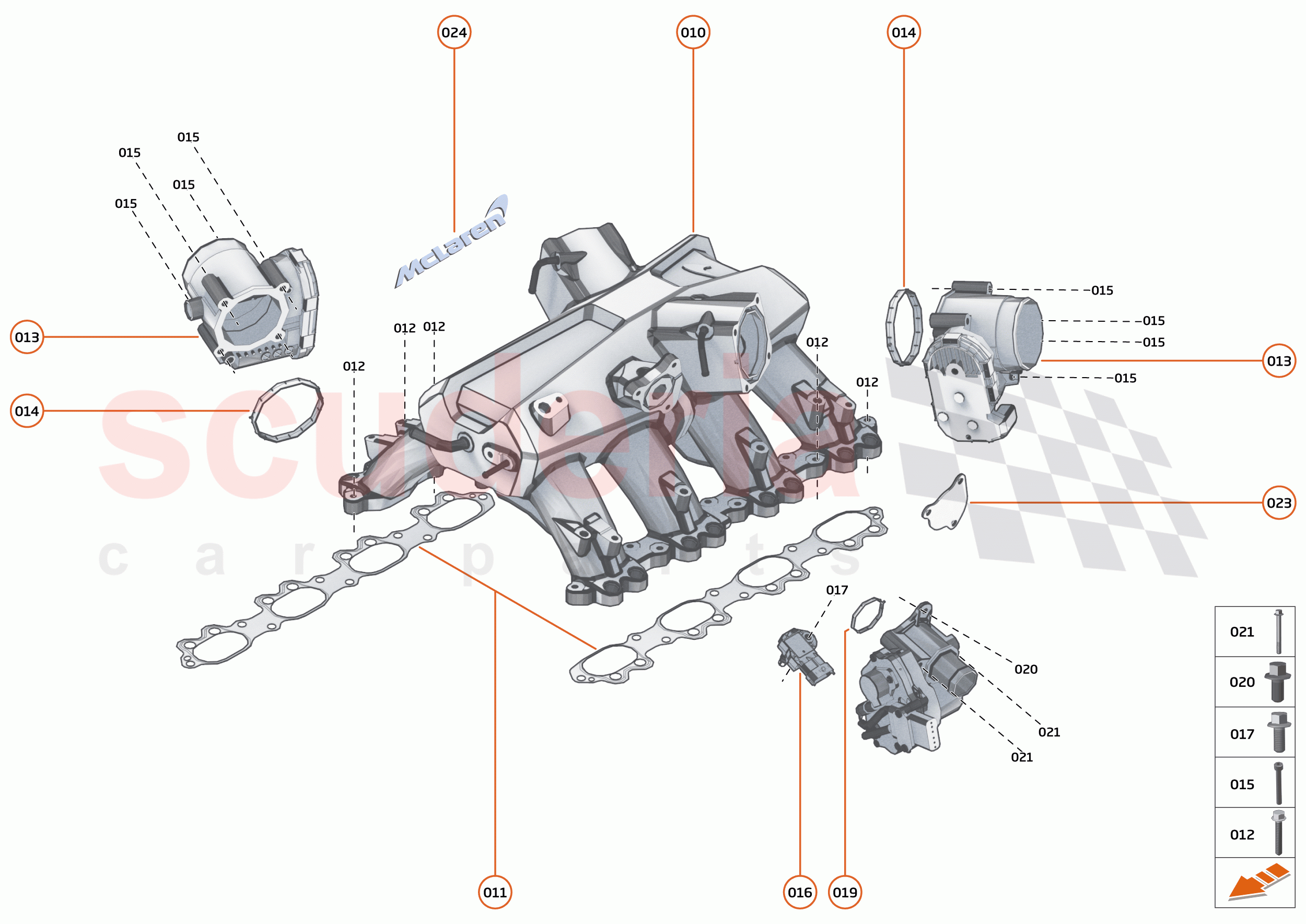 35 - ENGINE - 35.3 - INLET MANIFOLD of McLaren McLaren 765LT Spider