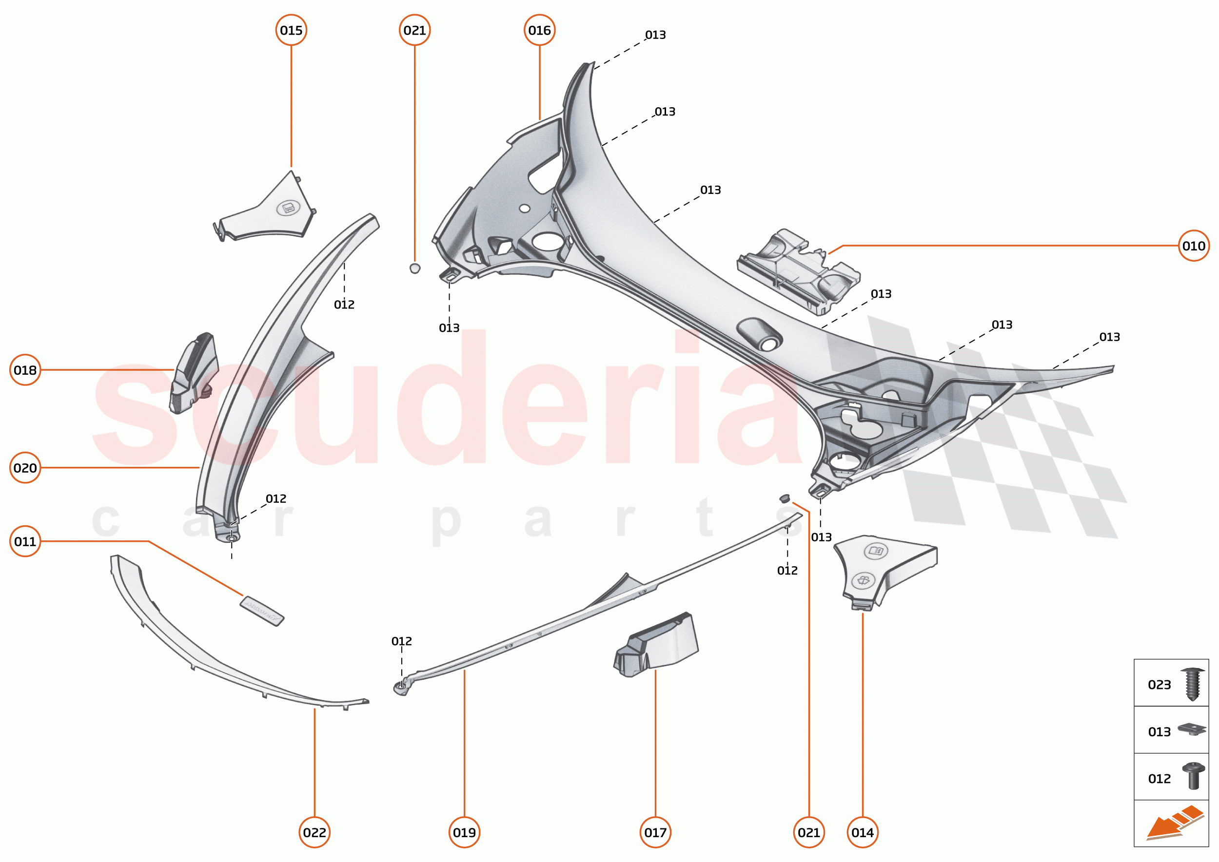 11 - EXTERIOR ORNAMENTATION - 11.2 - FRONT TRIM of McLaren McLaren GT