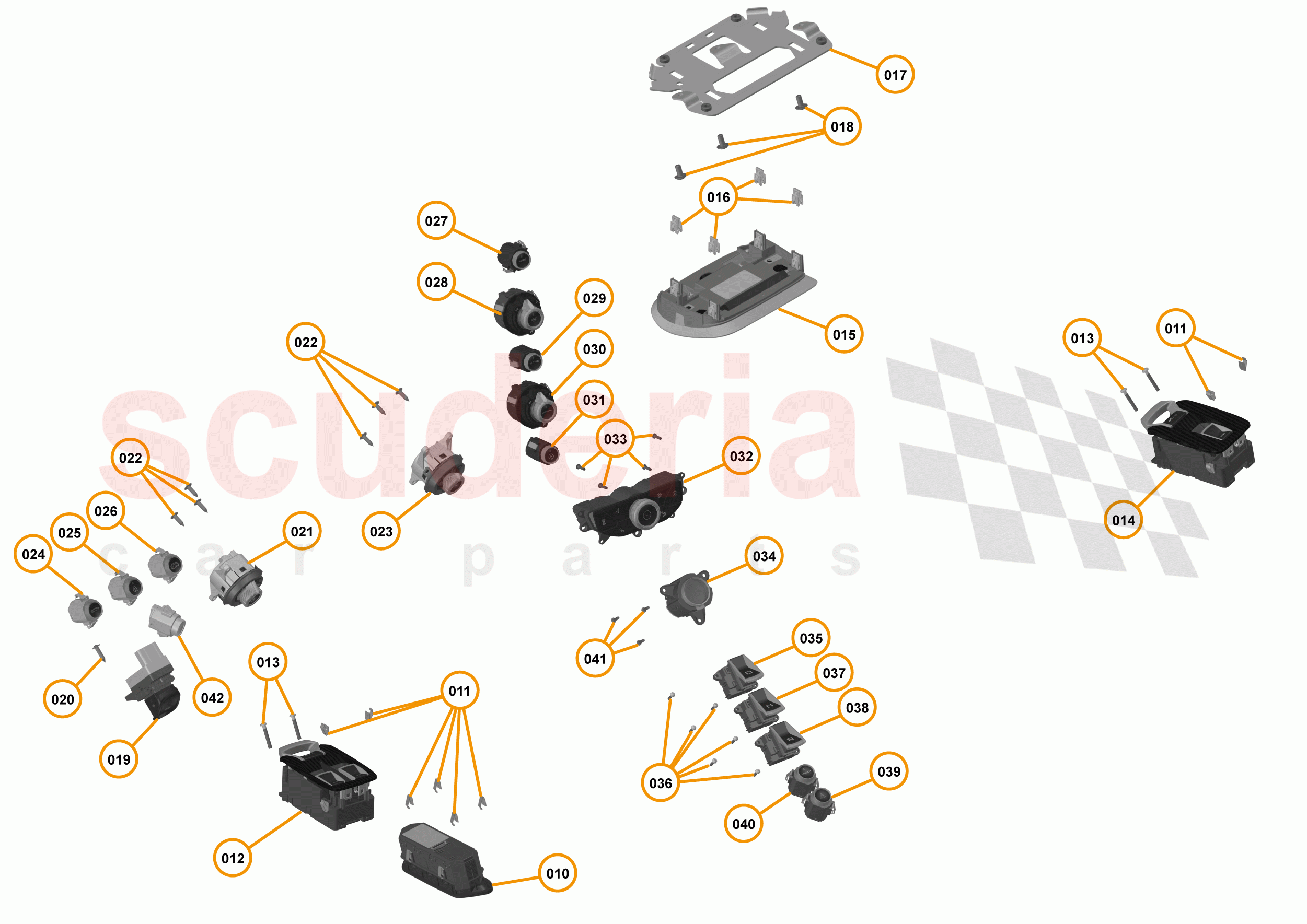 46 - ELECTRICAL SYSTEMS - 46.1 - INTERIOR SWITCHES of McLaren McLaren 720S Coupe