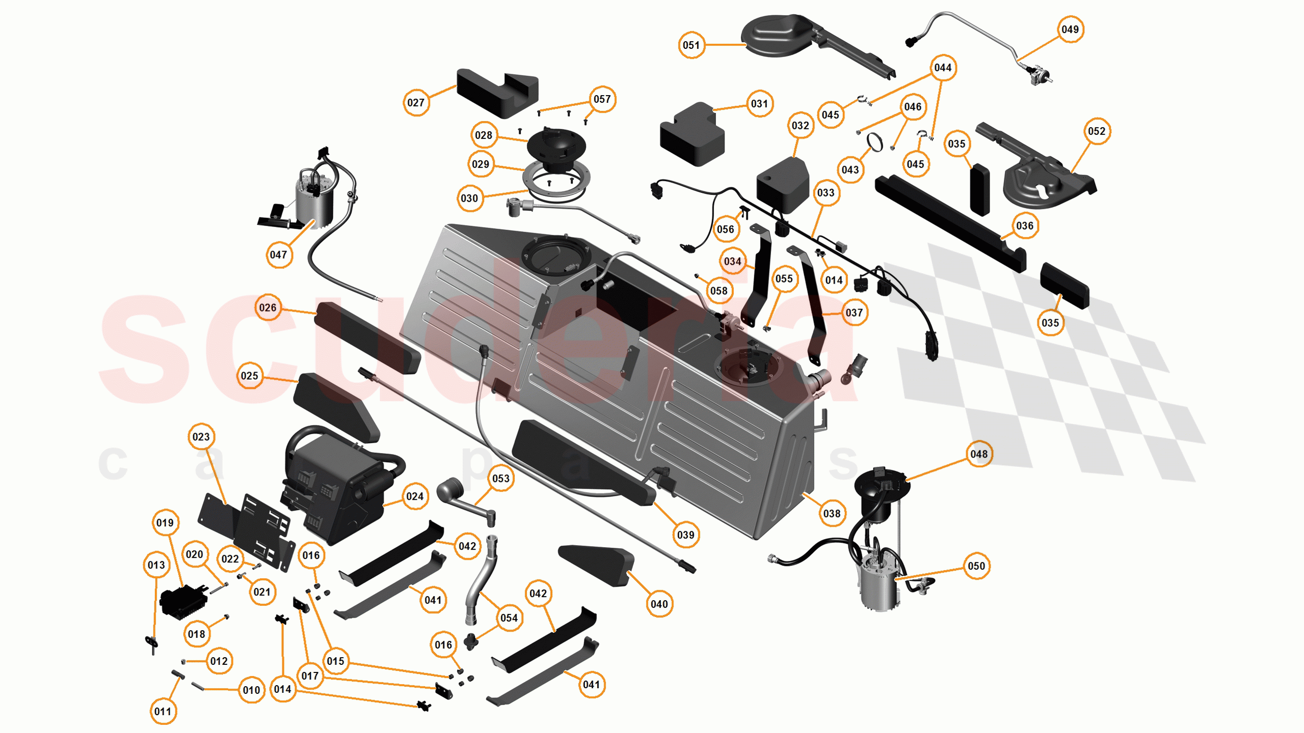 13 - K1 - FUEL SYSTEM - 13.1 - 01 - FUEL TANK of McLaren McLaren 625C Spider