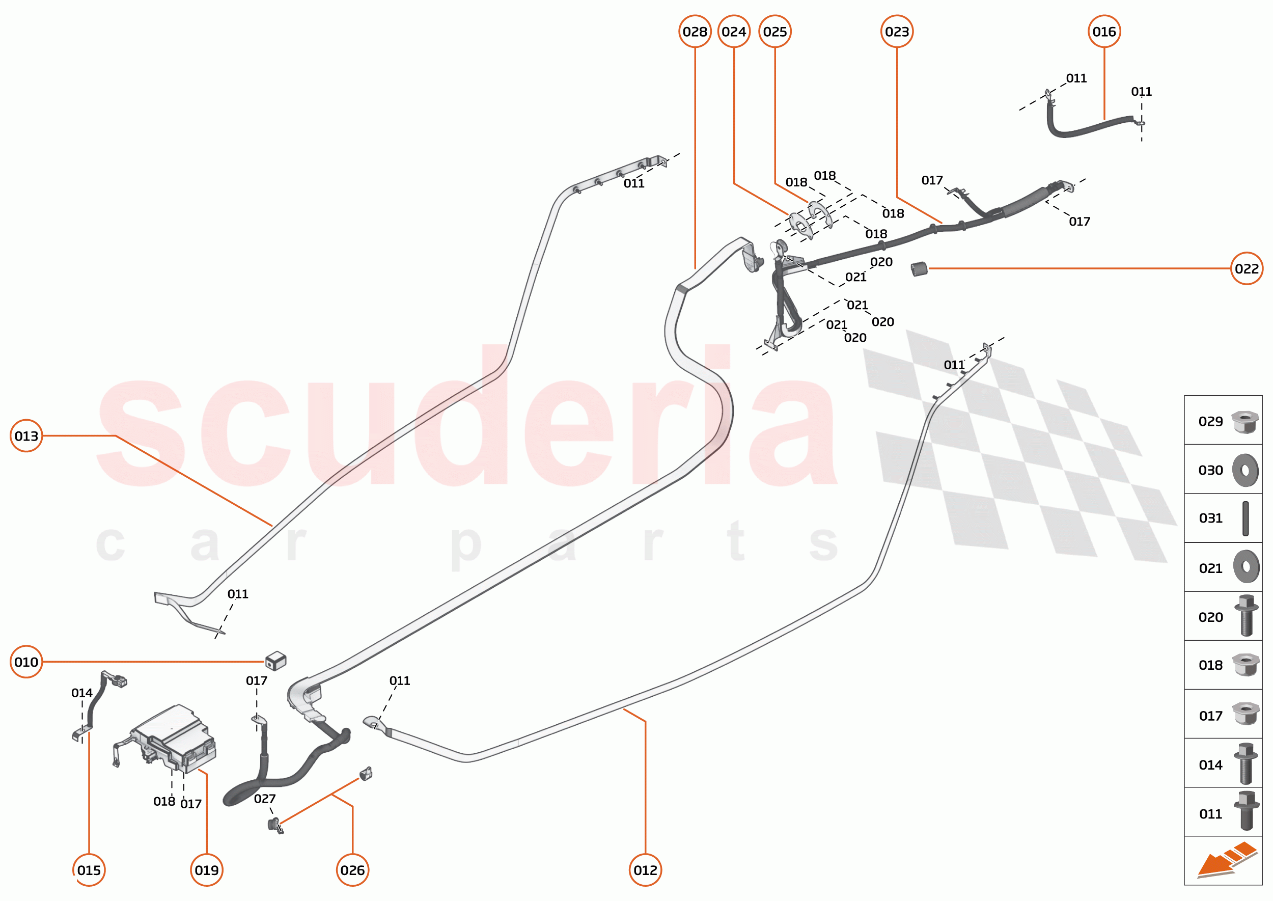 43 - WIRING HARNESS - 43.1 - POWER AND GROUND DISTRIBUTION of McLaren McLaren 600LT Spider