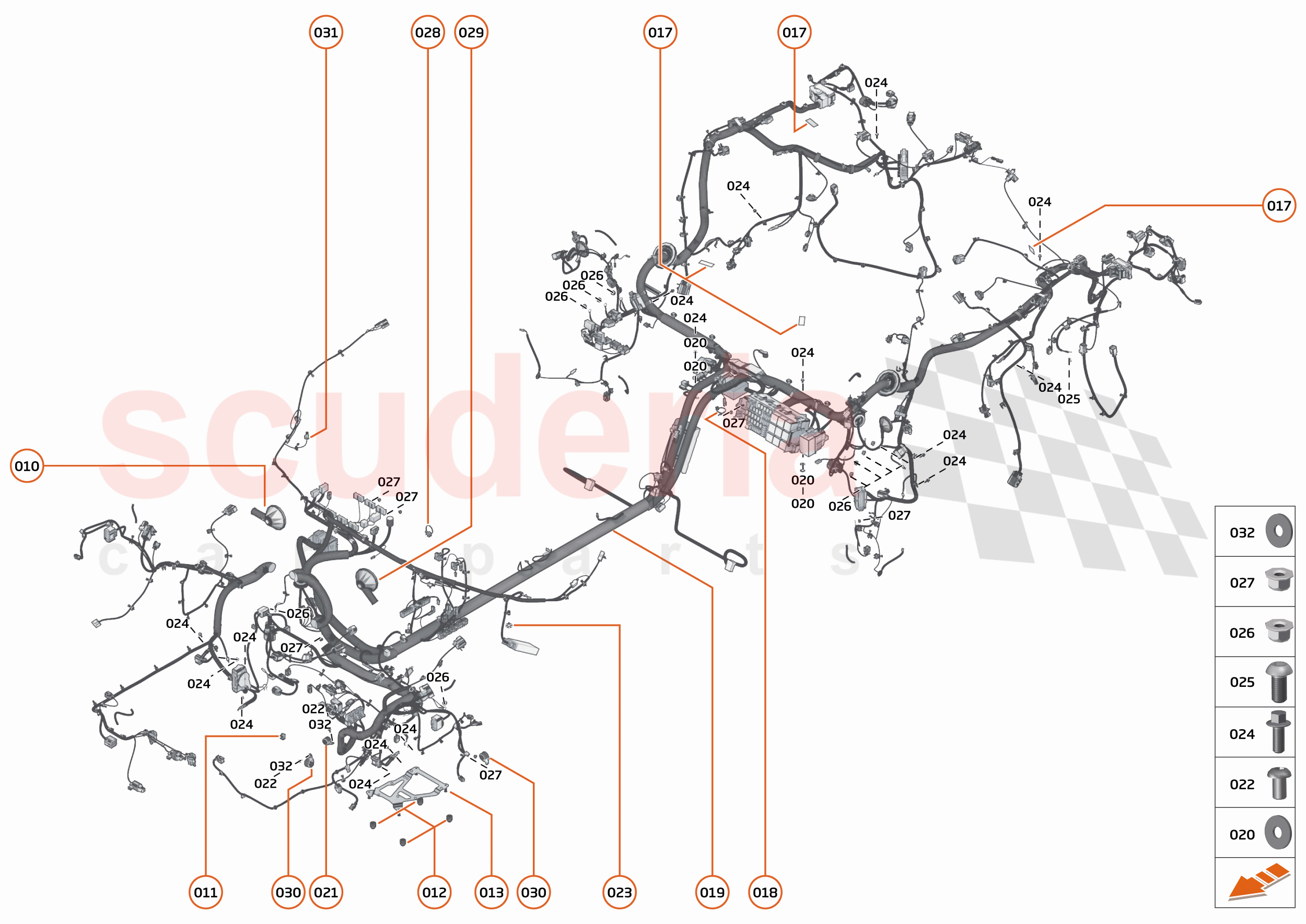 41 - WIRING HARNESS - 41.2 - BODY WIRING HARNESS of McLaren McLaren 620R