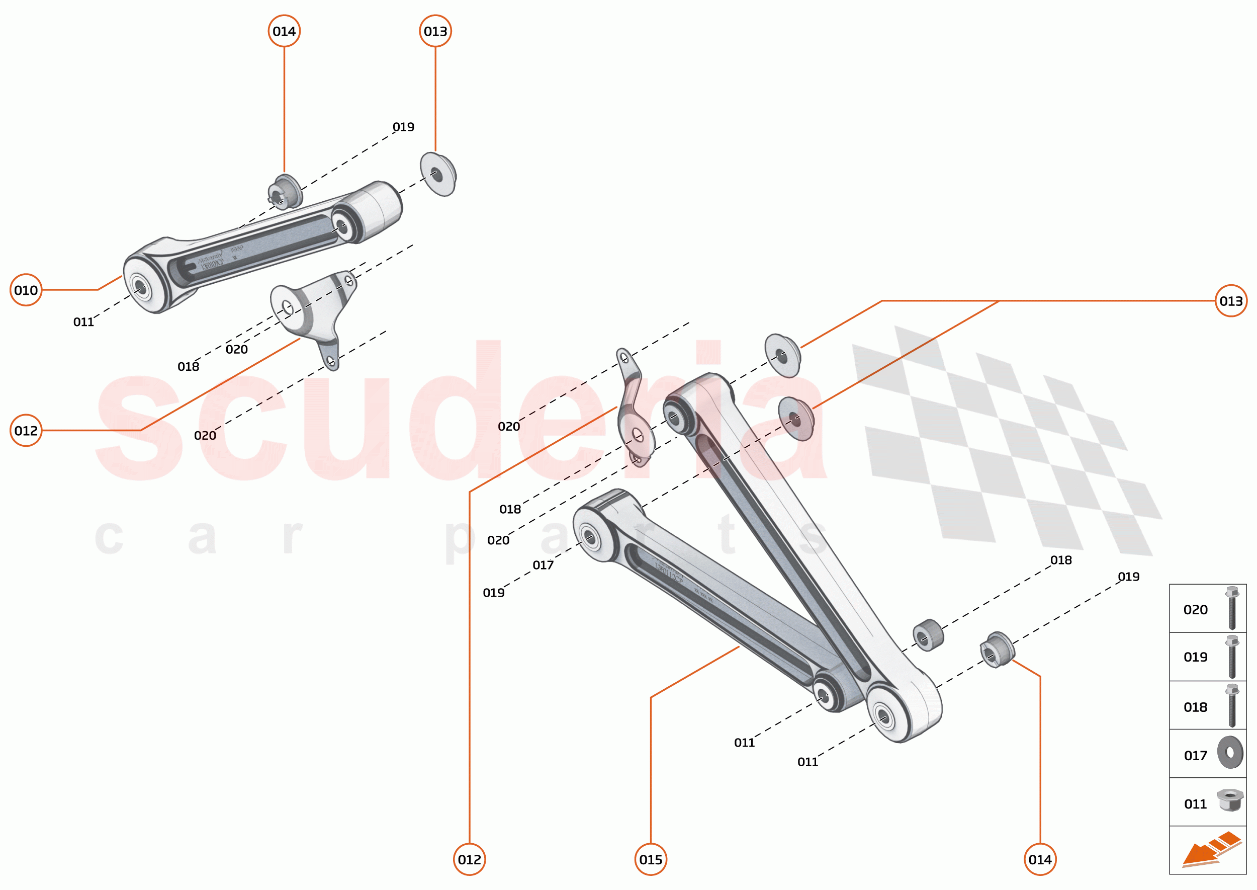 20 - POWERTRAIN MOUNTING SYSTEM - 20.1 - REAR AXLE MOUNTING SYSTEM of McLaren McLaren Elva