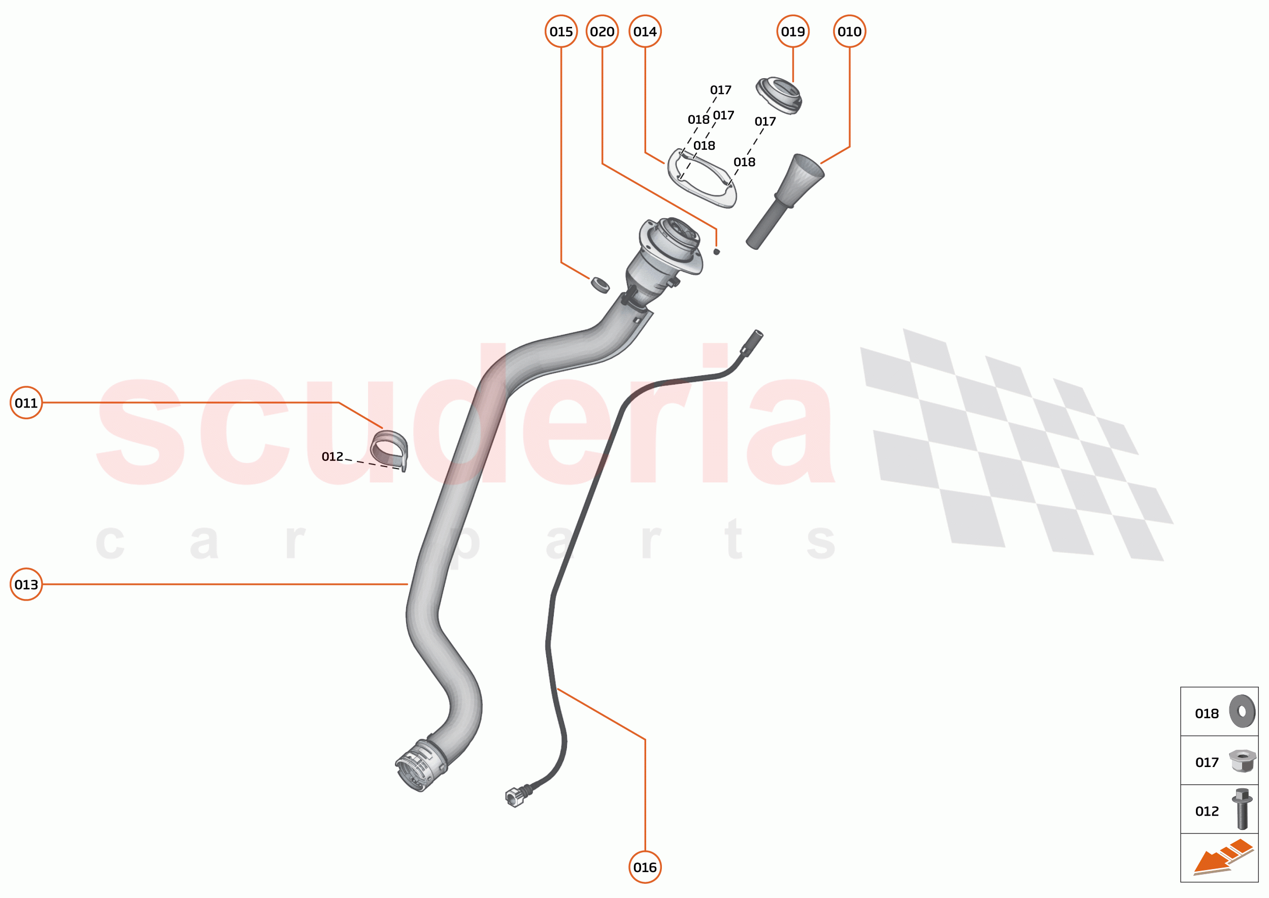 28 - FUEL SYSTEM - 28.3 - FUEL FILLER NECK of McLaren McLaren Speedtail