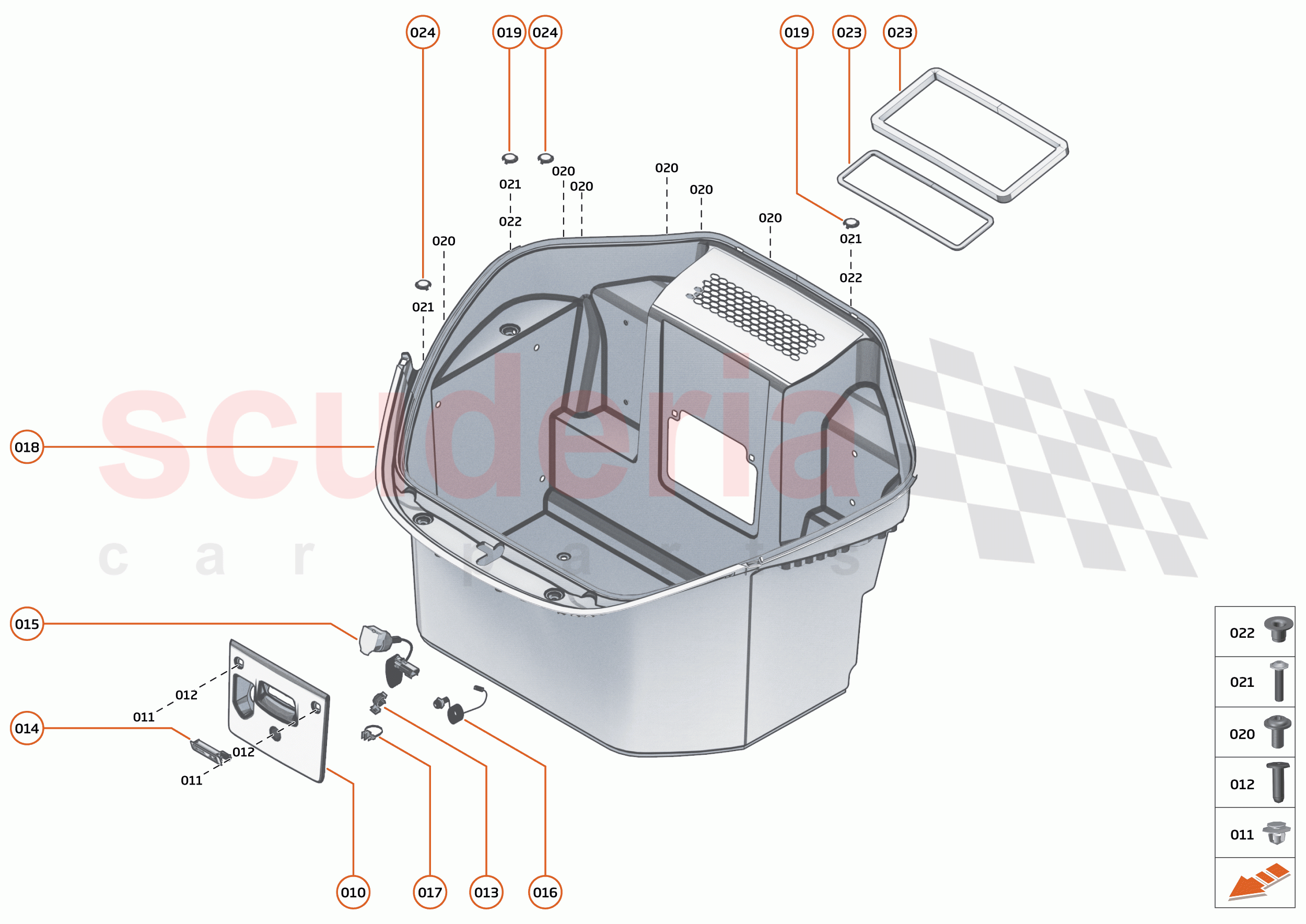11 - EXTERIOR ORNAMENTATION - 11.5 - LUGGAGE of McLaren McLaren 765LT Spider
